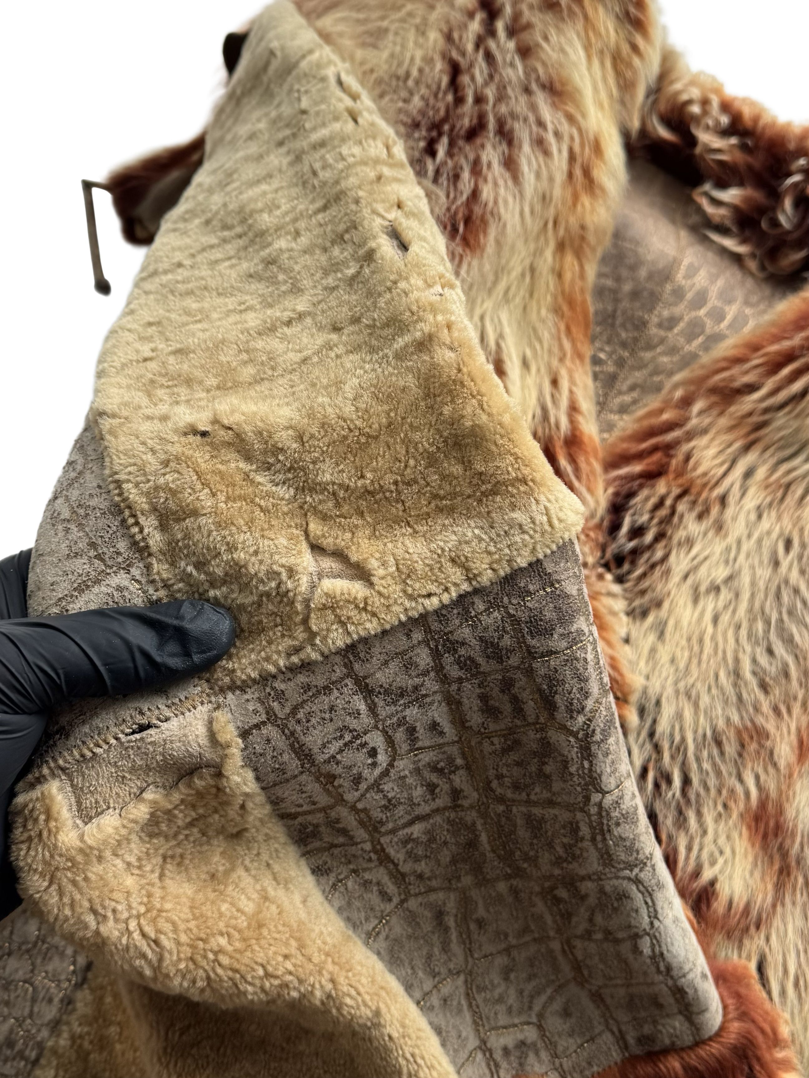 Vintage Vintage Real Sheepskin Coat Size L / US 10 / IT 46 - 8 Thumbnail