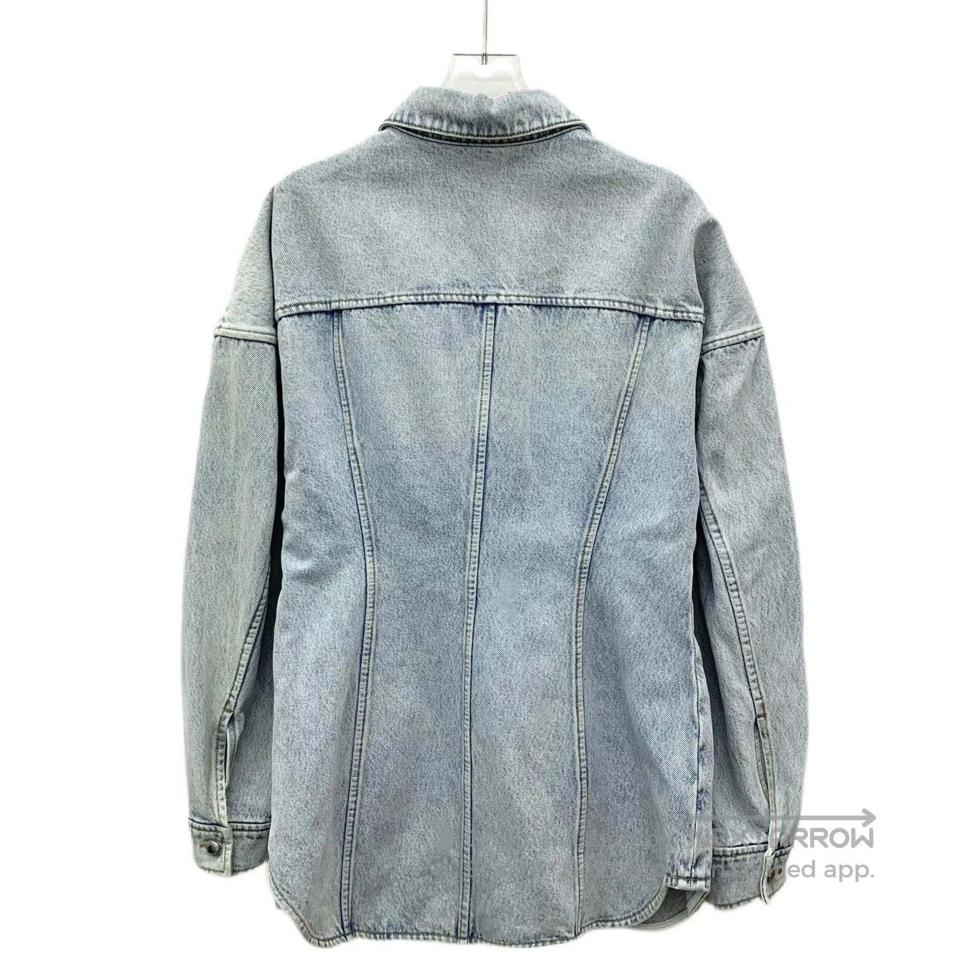 Alexander Wang Alexander Wang size 8 Light blue cotton collar single-brea Size US M / EU 48-50 / 2 - 2 Thumbnail