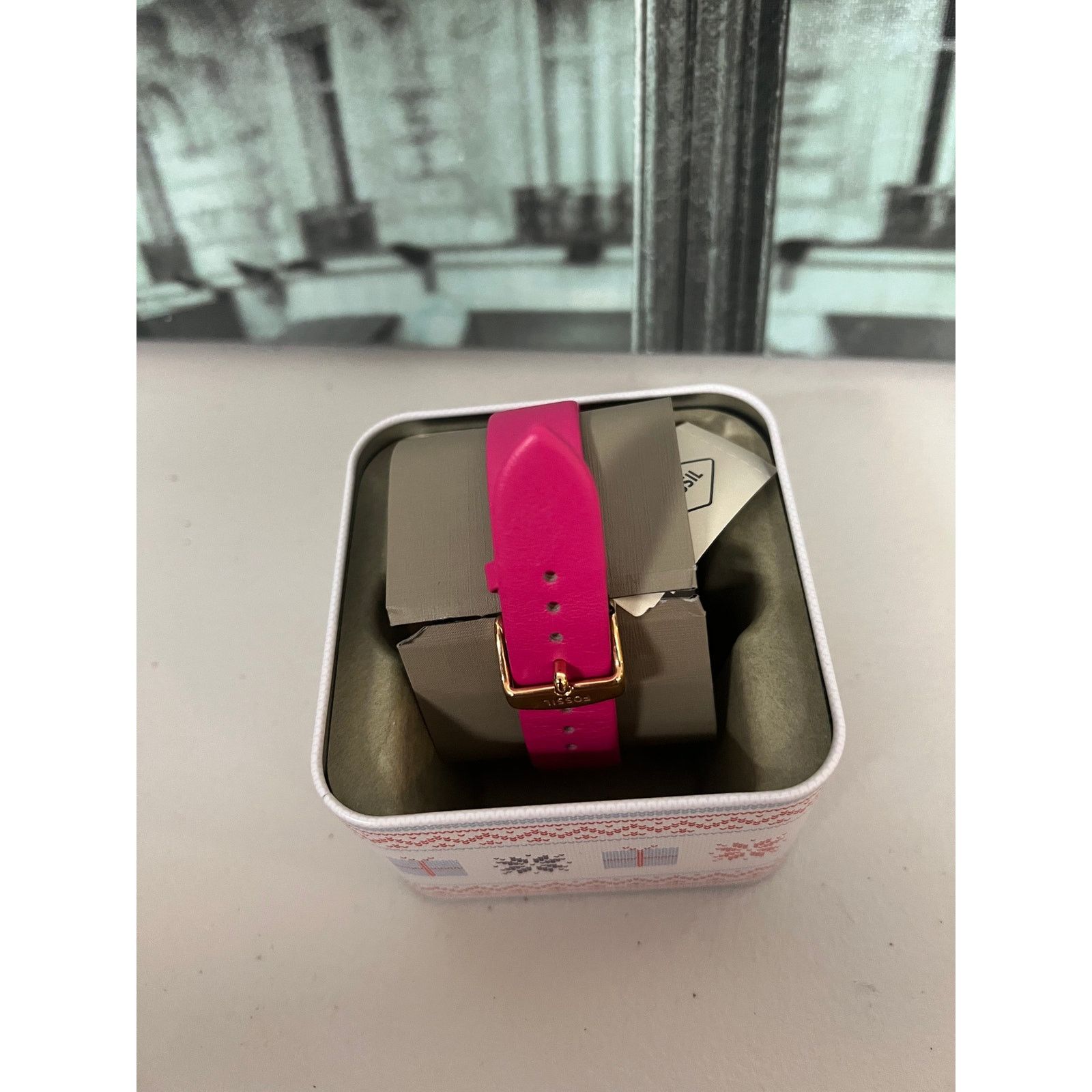 Fossil Fossil BQ3589 Cambry Pink Rose Leather Strap Ladies Watch Size ONE SIZE - 4 Thumbnail