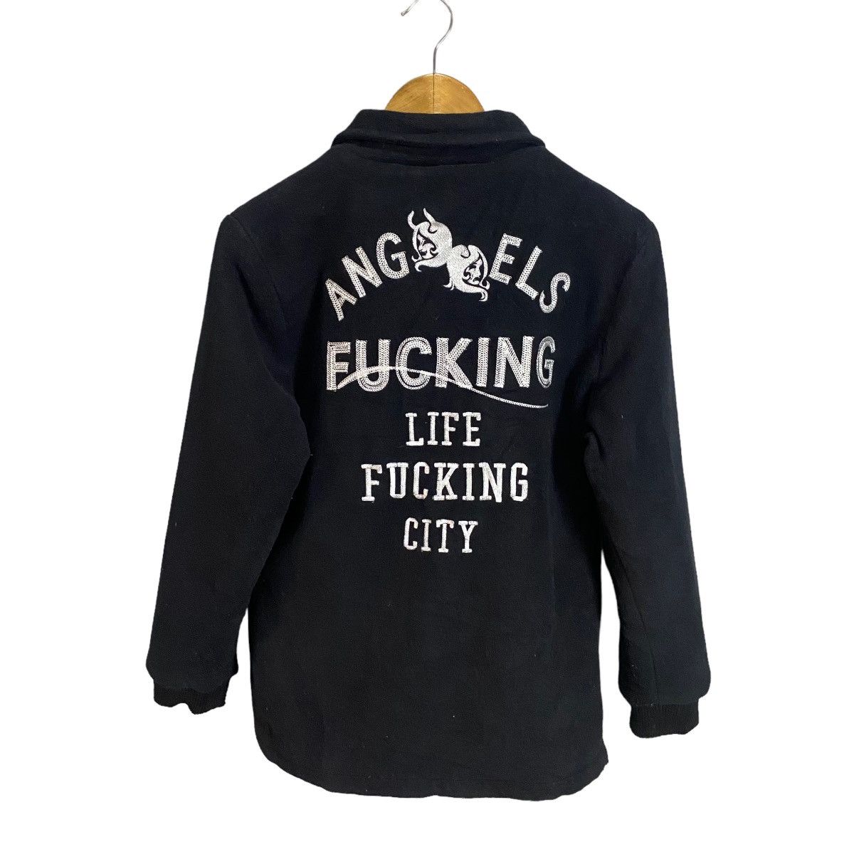 INFECTION FUCKING ANGEL VARSITY JACKET