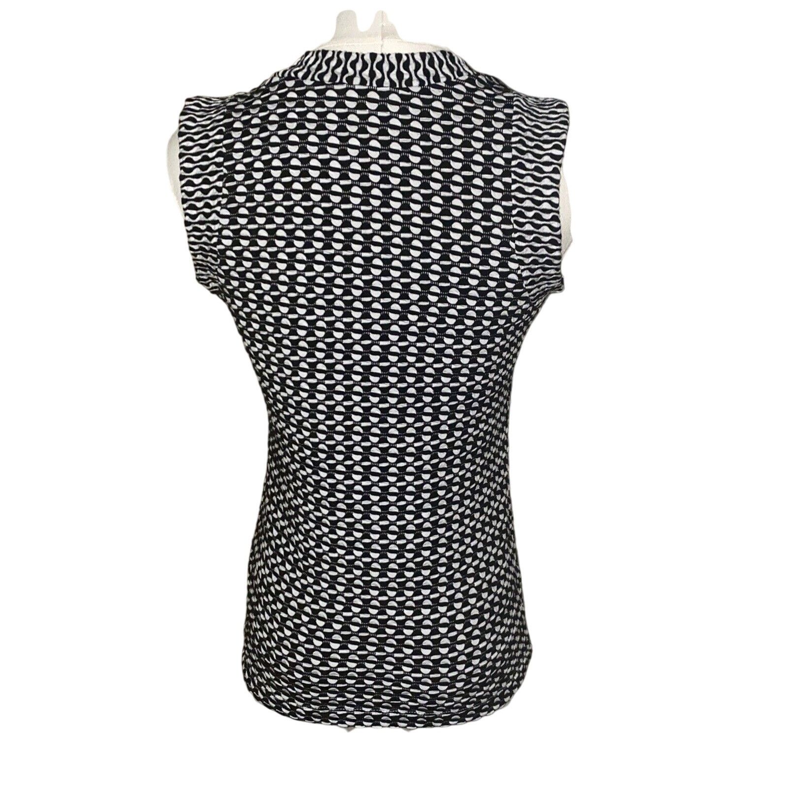 Anthropologie Anthropologie Maeve Pullover Top XS Black White Women's EUC Size XS / US 0-2 / IT 36-38 - 4 Thumbnail