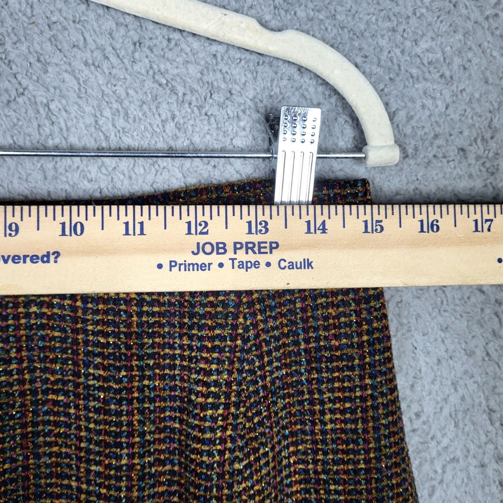 Emanuel Ungaro Emanuel Ungaro Women's Skirt Pencil Plaid Knee Length Size 12 Multicolor Size 34" / US 12 / IT 48 - 2 Thumbnail