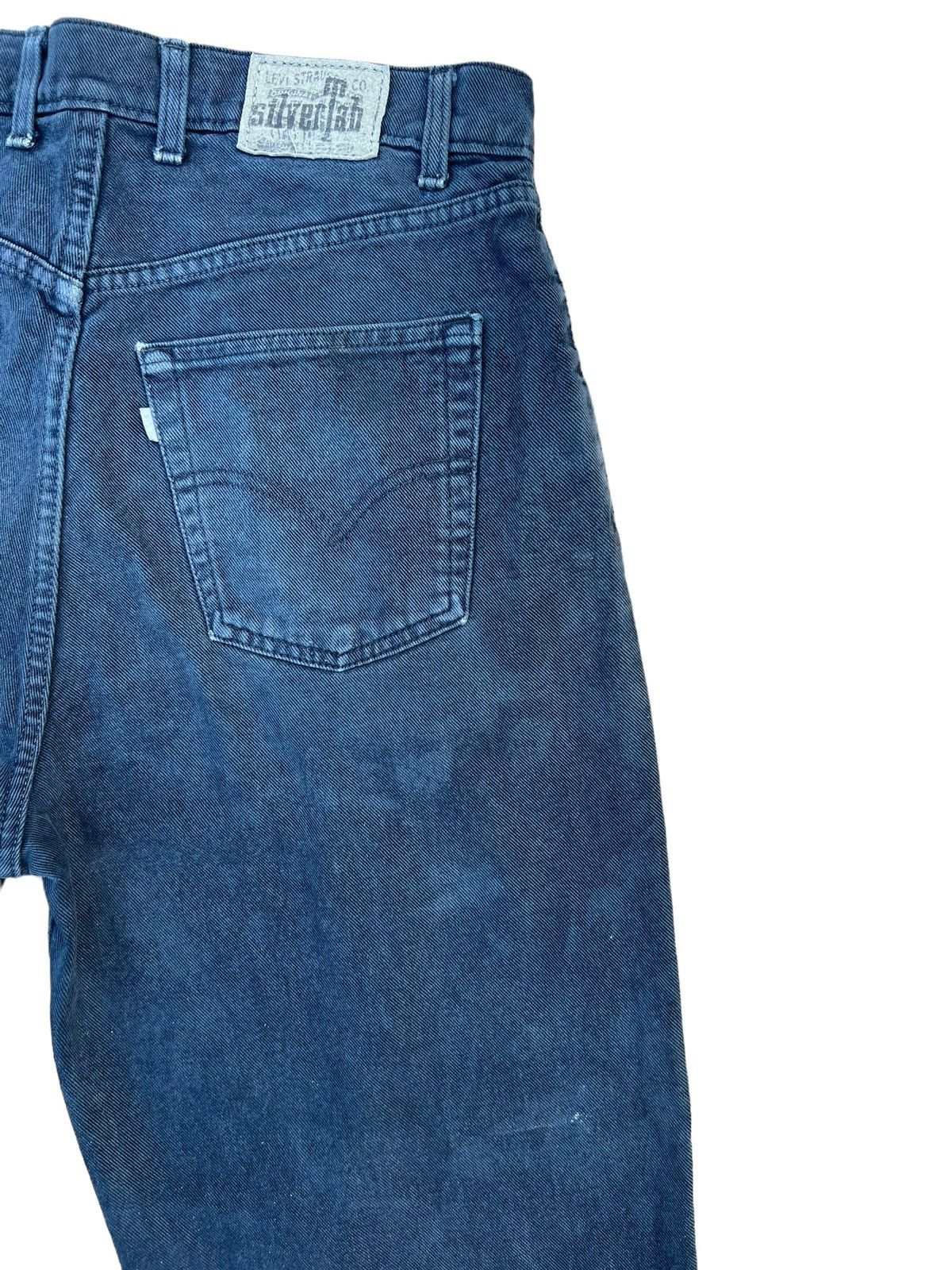 Levi's Vintage 1995 Levi’s Silvertab Faded Black Denim Baggy Jeans Size US 36 / EU 52 - 17 Thumbnail
