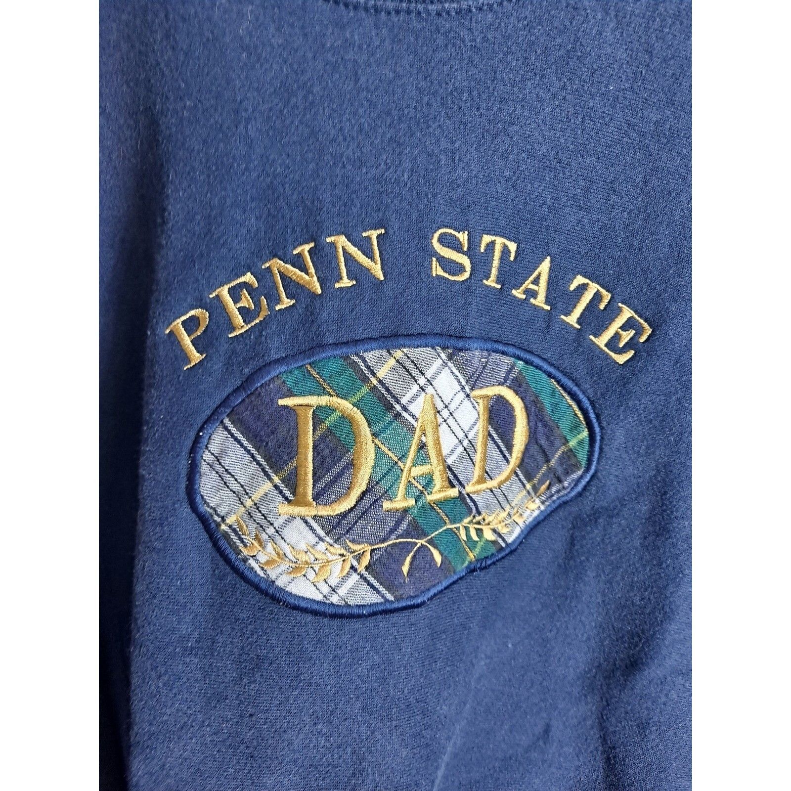 Other I.A.B. Bedford Penn State Dad Sweatshirt Plaid Logo Pullover Size US L / EU 52-54 / 3 - 2 Thumbnail