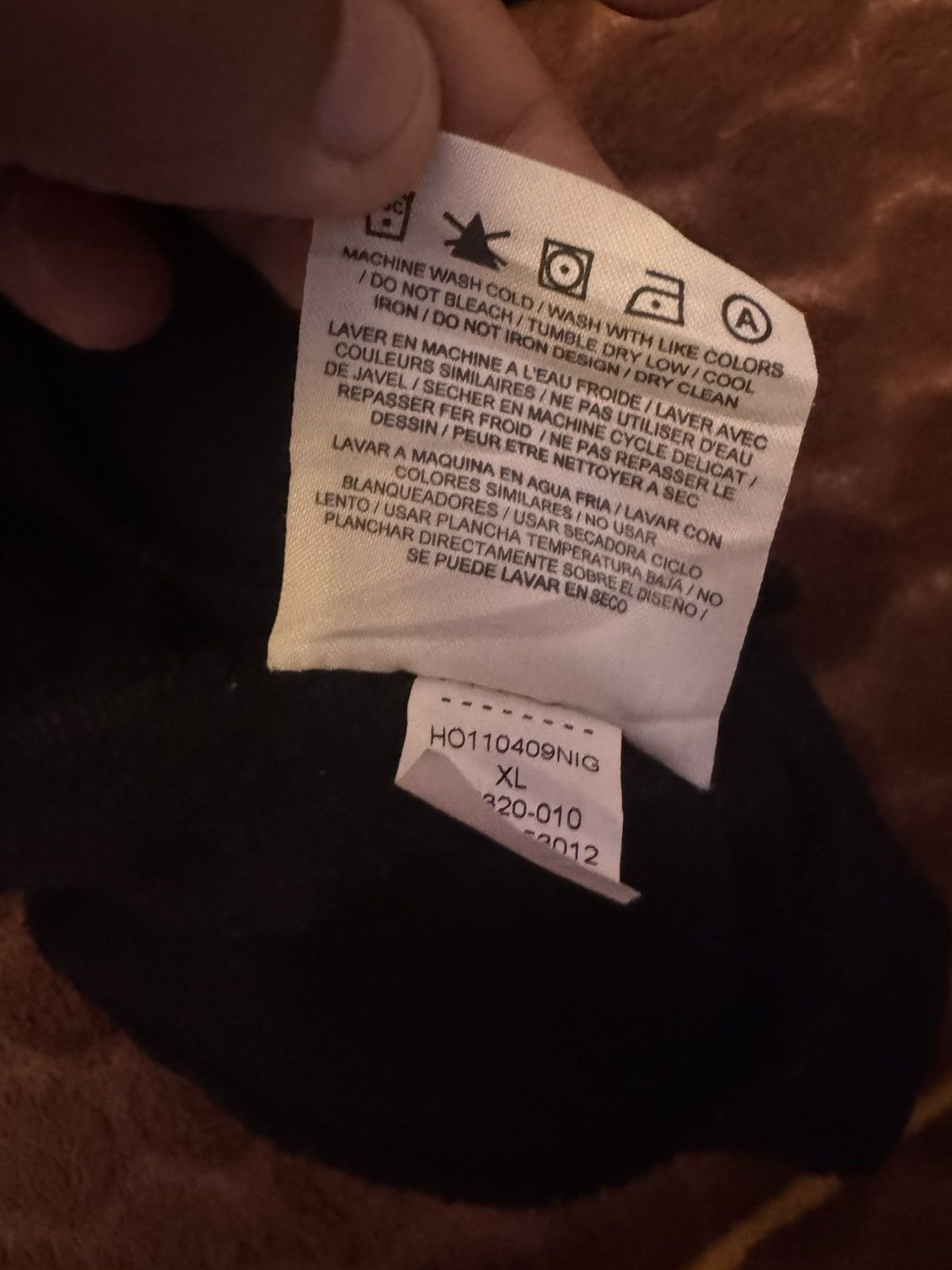 Jordan Brand × Vintage Hoddie Jordan 3 Retro Black Cement Size US XL / EU 56 / 4 - 8 Thumbnail