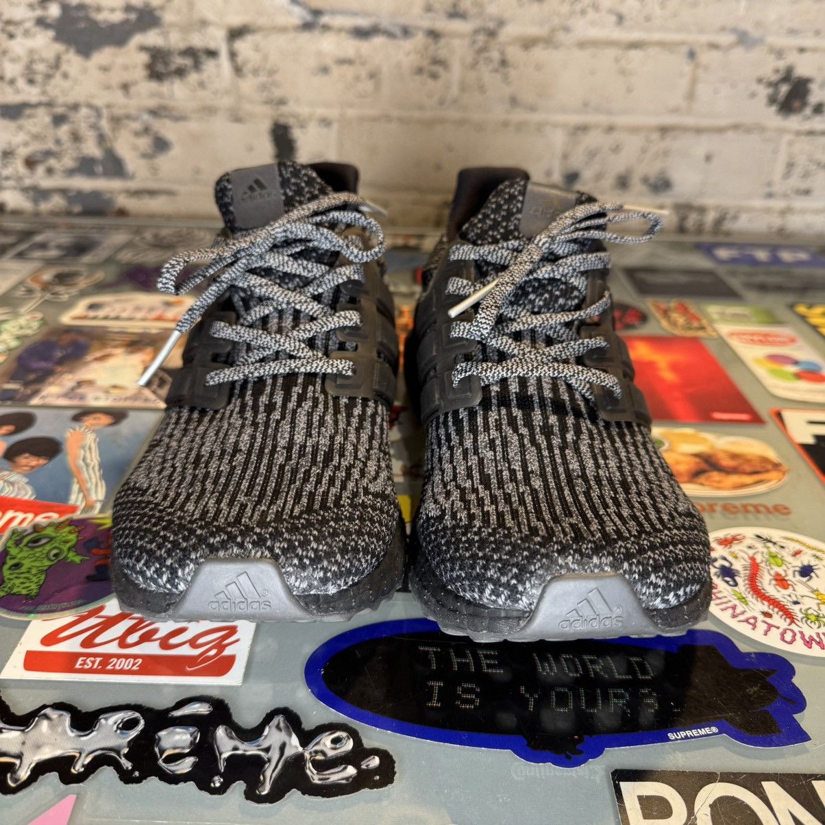 Adidas Ultra Boost Silver Black Sz Used No Box