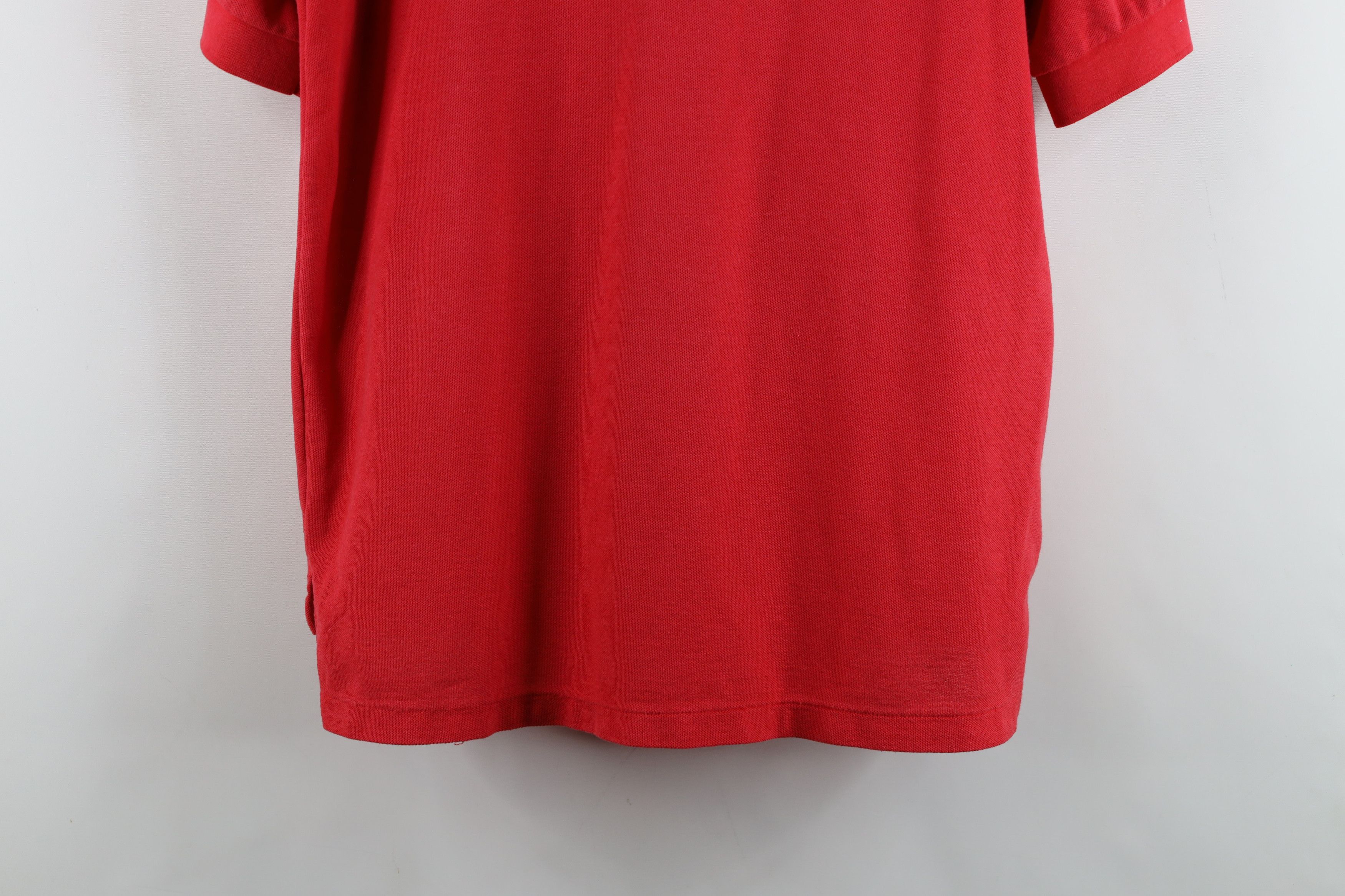 Levi's Vintage 80s Levis Spell Out Short Sleeve Golf Polo Shirt Red Size US L / EU 52-54 / 3 - 12 Thumbnail