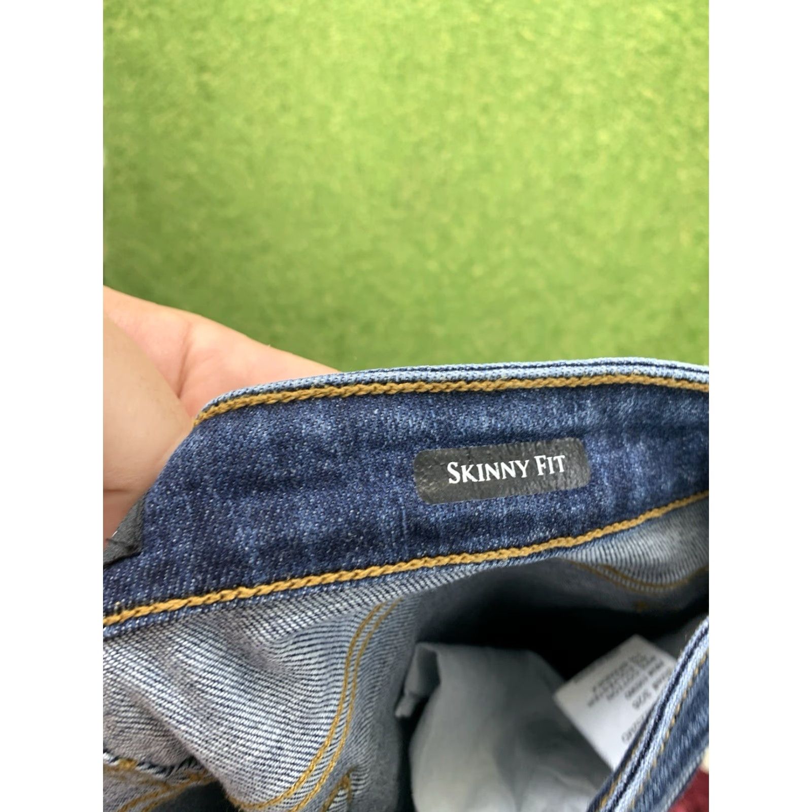 Vintage Judy Blue Jeans Womens 3/26 Skinny Fray Hem Stretch Dark Wash JB82252MD 30x25 Size 26" / US 2 / IT 38 - 5 Thumbnail