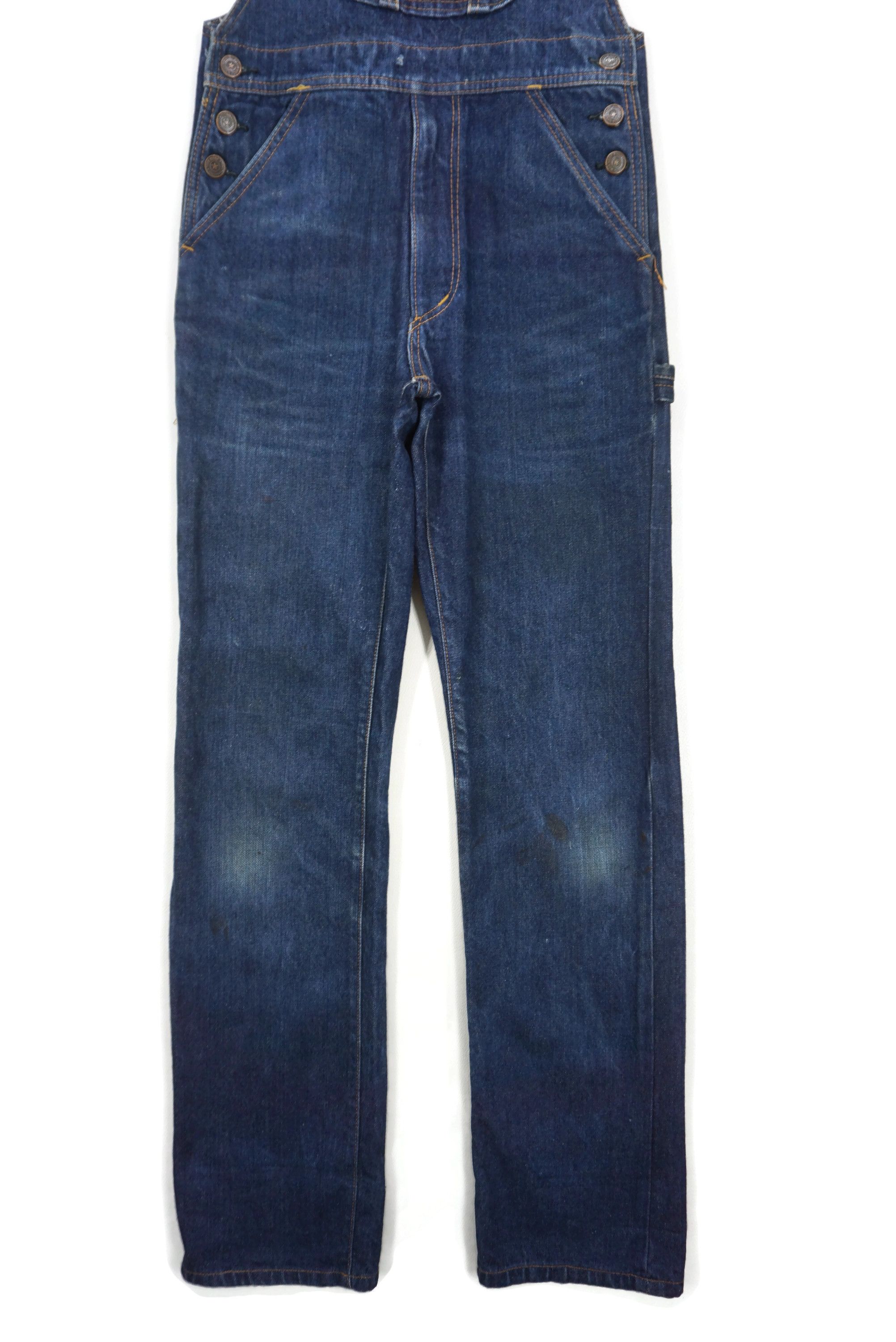Japanese Brand John Bull Denim Overalls fit W29xL33 Carpenter Jeans Size 26" / US 2 / IT 38 - 3 Thumbnail