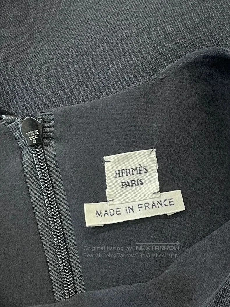 Hermes Hermes Black Belted Long Dress. Size US 38 / EU 54 - 6 Thumbnail