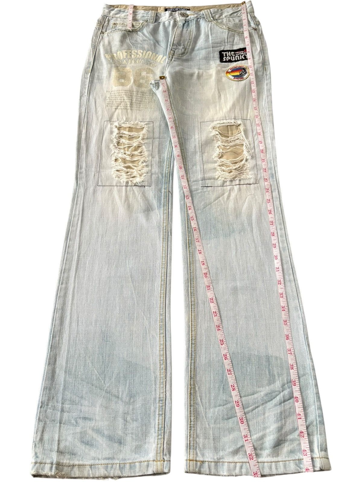 Diesel Vintage Japanese Brand Surfers Patches Loose Jeans Size 32" / US 10 / IT 46 - 7 Thumbnail