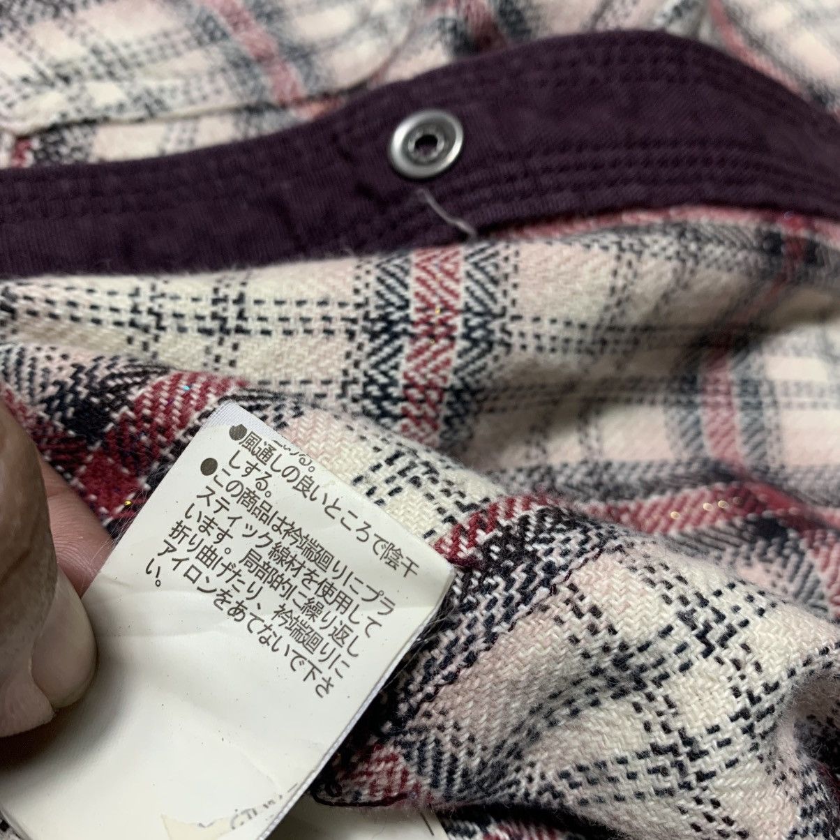 Japanese Brand Western Style Vtg Nicole Club For Men Plaid Flannel Shirt Size US M / EU 48-50 / 2 - 6 Thumbnail
