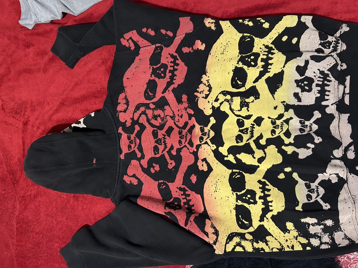 Paulie's skull hoodie hotsell