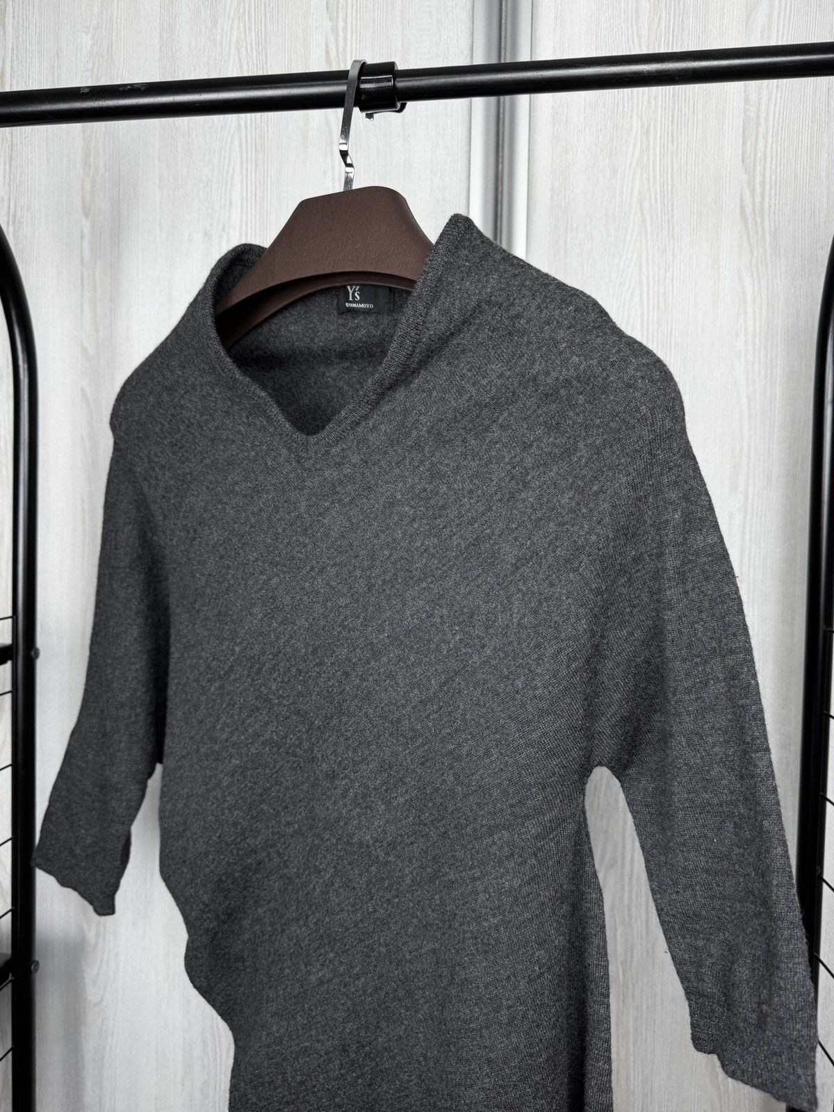 Y's Y's by Yohji Yamamoto Asymmetrical Wool Sweater Size S / US 4 / IT 40 - 4 Thumbnail