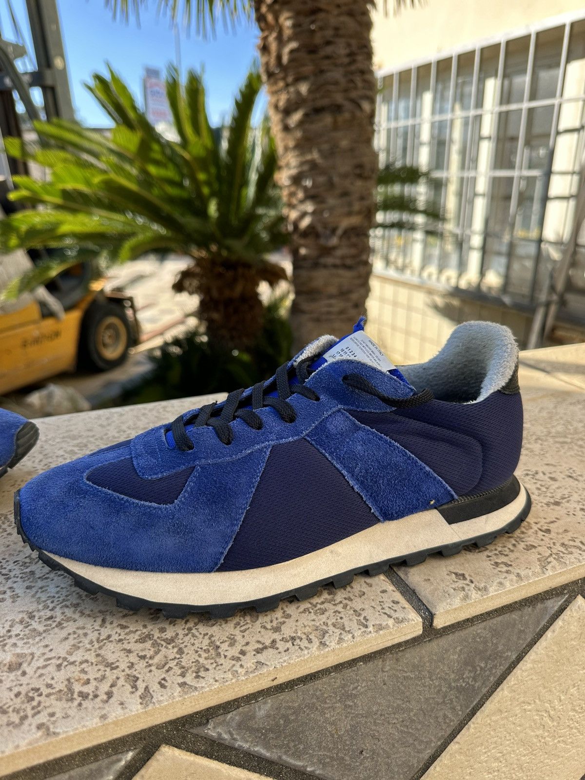 Maison Margiela Maison Margiela Replica Runner Sneakers Shoes Blue 43 size Size US 10 / EU 43 - 2 Thumbnail