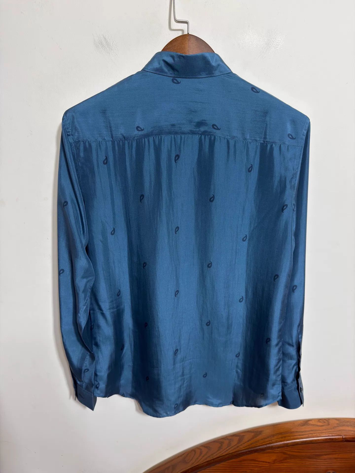 Emporio Armani Emporio Armani Morandi Silk Slim LS Shirt 40 Size US M / EU 48-50 / 2 - 2 Thumbnail