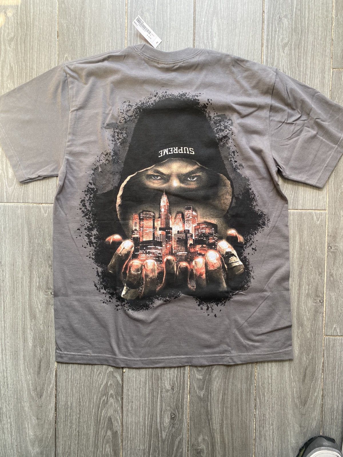 Supreme Supreme Fighter Tee Charcoal size Medium | Grailed