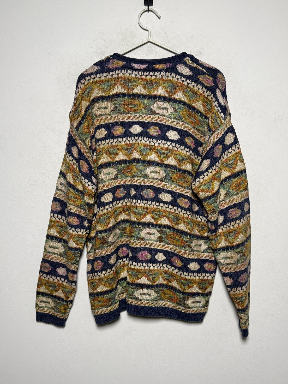 Giorgio Armani Armani silk blend patterned cardigan knit Size US L / EU 52-54 / 3 - 9 Thumbnail