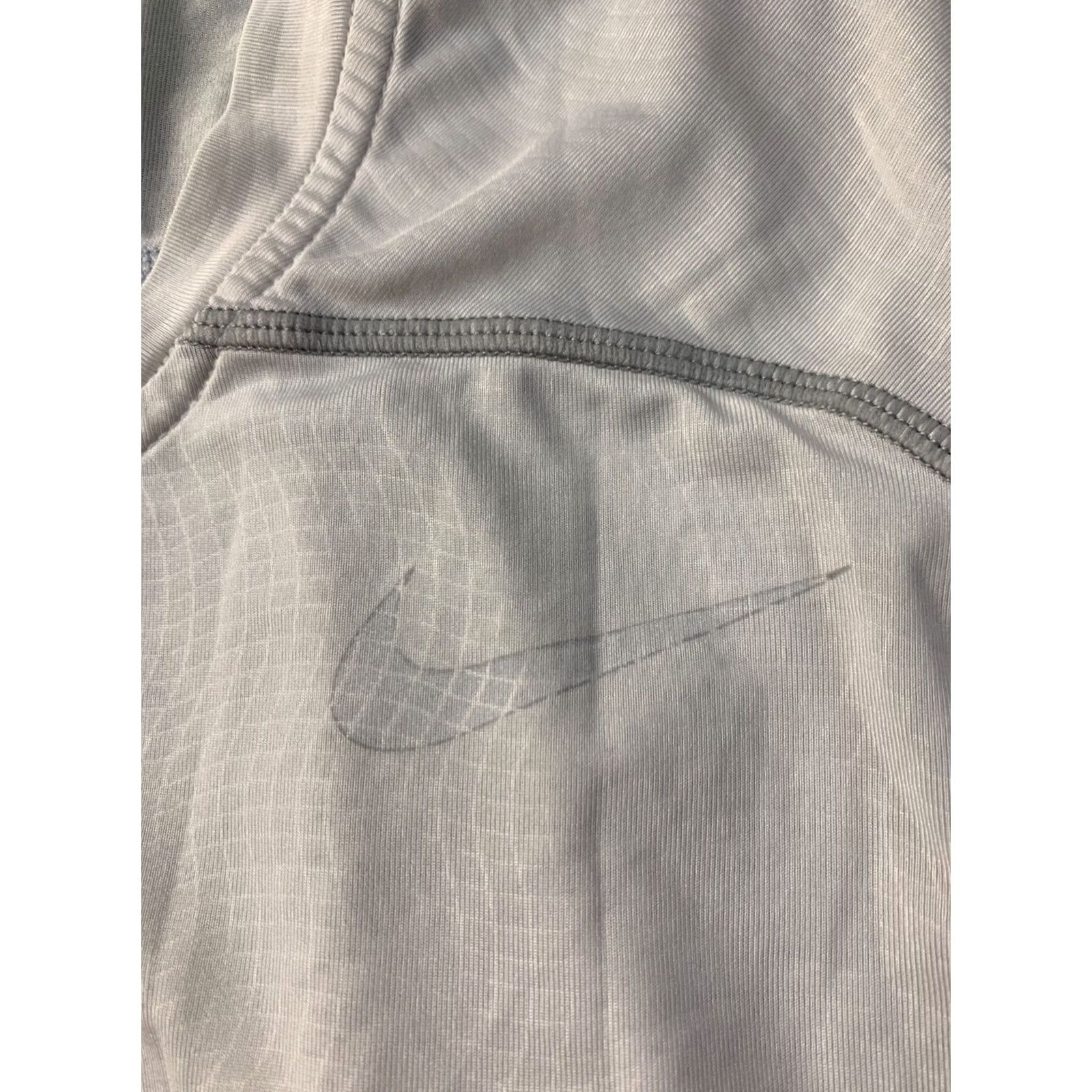 Nike Nike Pro Dri-Fit Original Men Compression Sport Training Shirt Jersey Tee L White and Gray Crew Neck Short Sleeves Activewear Shirt Mens Size US L / EU 52-54 / 3 - 4 Thumbnail