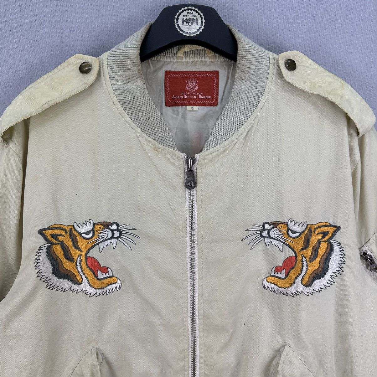 Avirex Vintage Avirex Souvenir Bomber Jacket Embroidery Japan Map Size US L / EU 52-54 / 3 - 8 Thumbnail