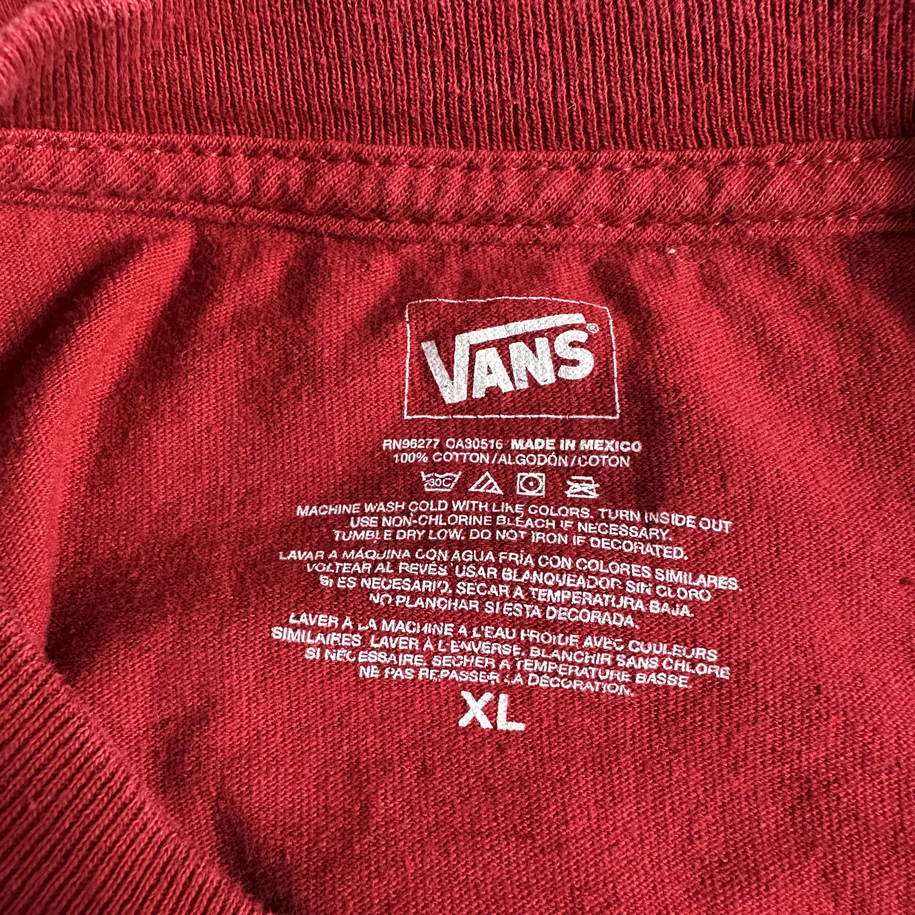 Vans 🔥RARE🔥Vans Skateboard Sole Over Substance T-Shirt Size US XL / EU 56 / 4 - 5 Thumbnail