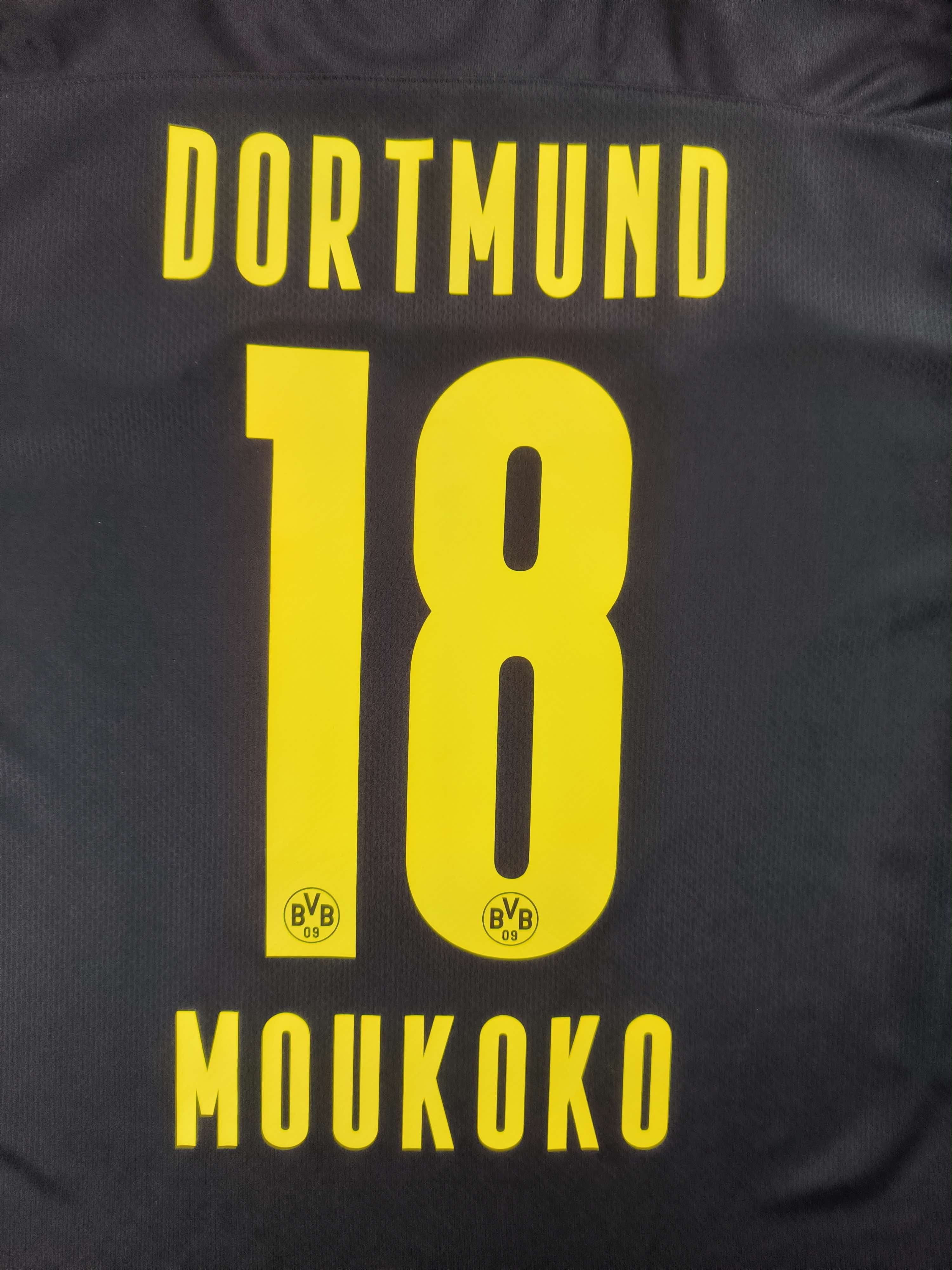 Puma Borussia Dortmund 2020-21 away Moukoko football jersey sz XL Size US XL / EU 56 / 4 - 7 Thumbnail