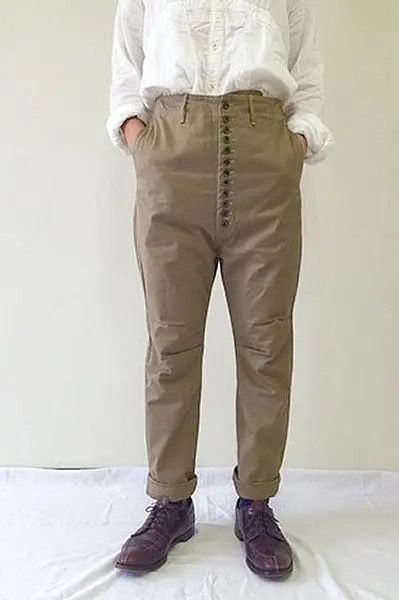 Kapital Kapital Clown Linen Waist Cotton Pants Camel Distressed Size US 32 / EU 48 - 1 Thumbnail