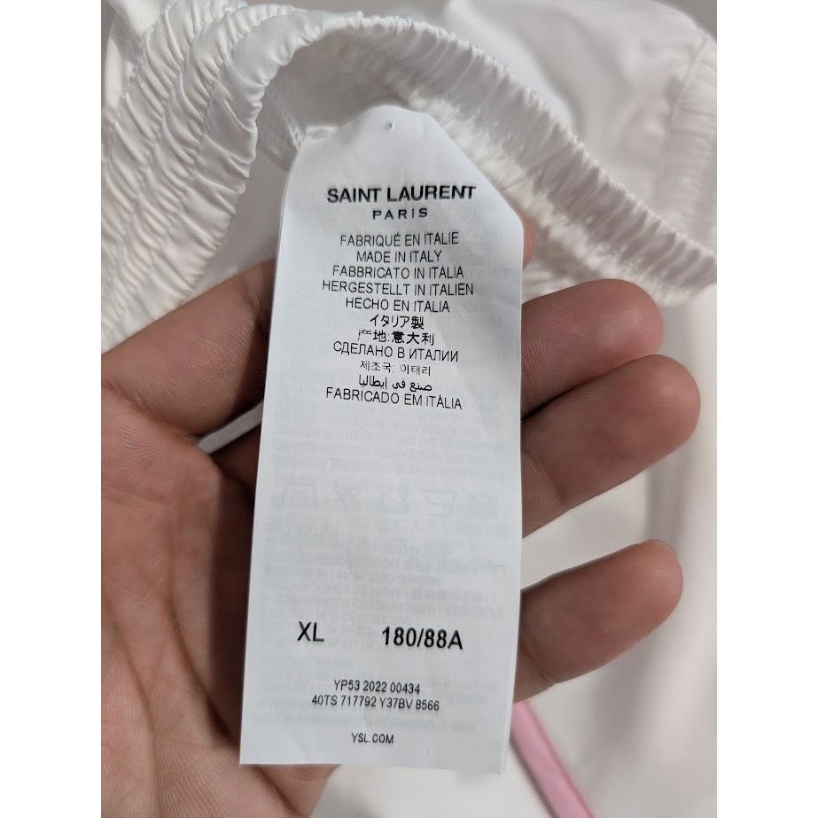 Saint Laurent Paris o1rshd1 Short in White Size US 36 / EU 52 - 16 Thumbnail