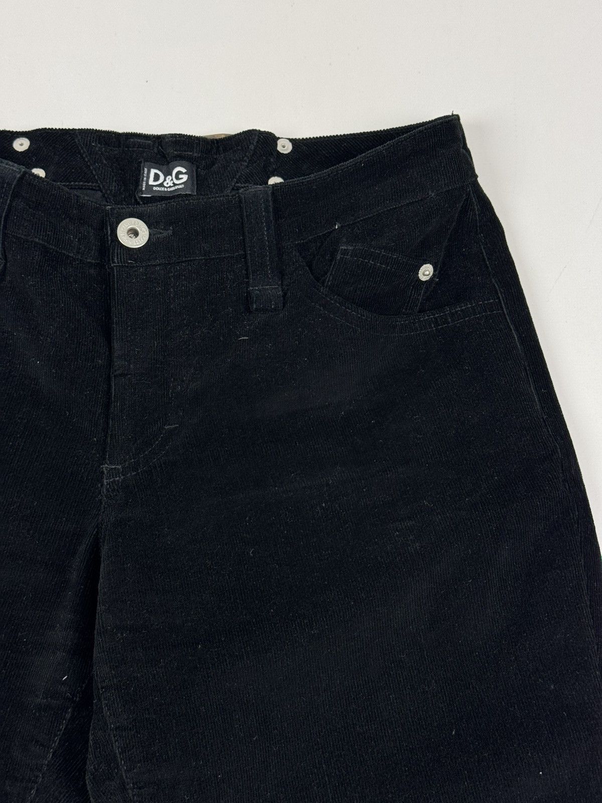 Dolce & Gabbana Y2K Vintage Dolce&Gabbana Corduroy Women’s Pants Size 30" / US 8 / IT 44 - 7 Thumbnail