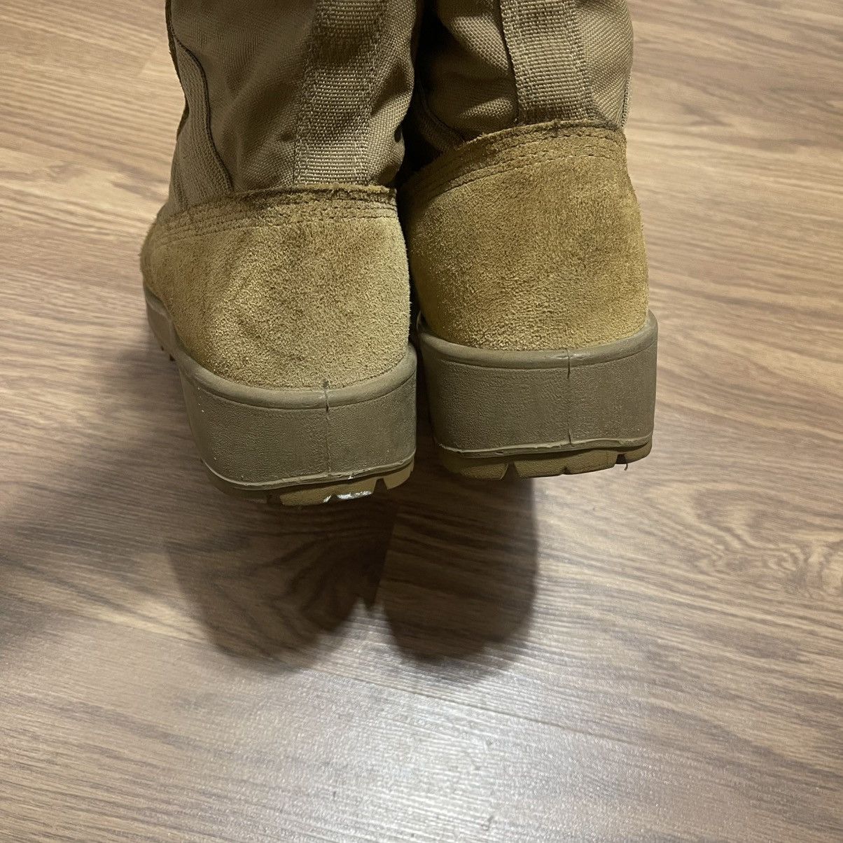 Vibram Tan beige military US Army combat boots vibram Size US 11.5 / EU 44-45 - 7 Thumbnail