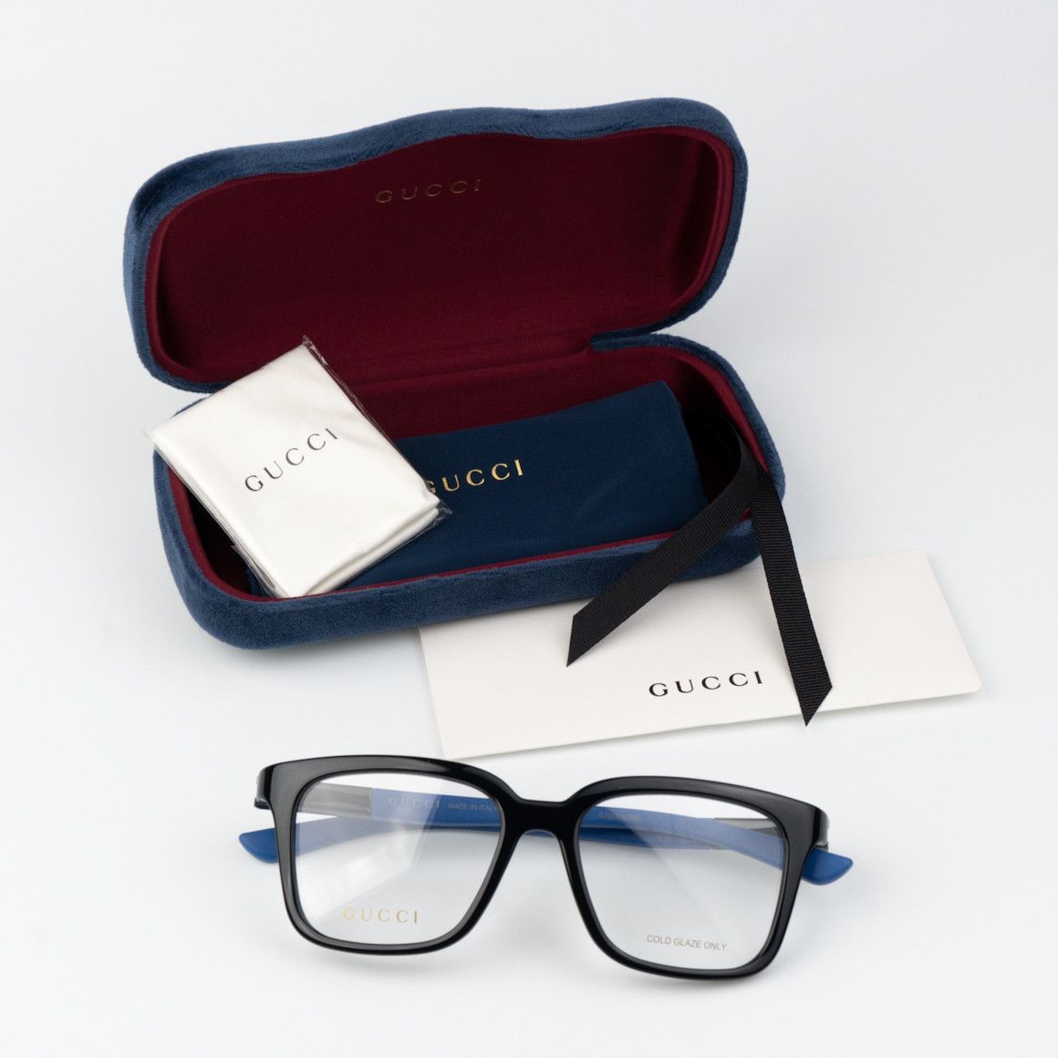Gucci NEW Gucci GG1738O 004 Unisex Square Eyeglasses GG 1738O Size ONE SIZE - 9 Thumbnail
