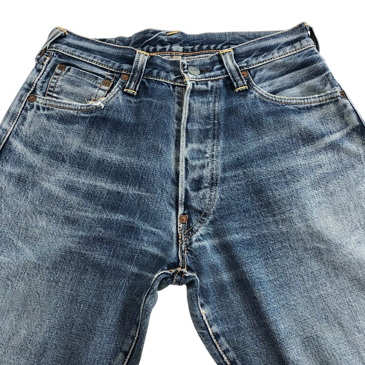 Evisu Vintage Evisu Japan Selvedge Distressed Faded Denim Pants Size US 28 / EU 44 - 11 Thumbnail