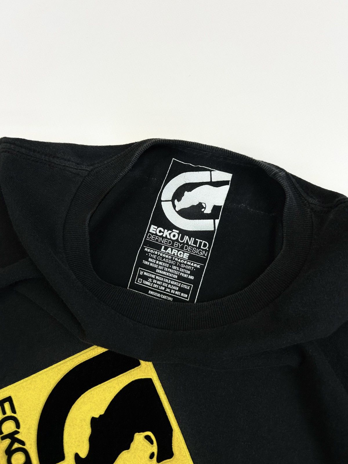 Ecko Unltd. × JNCO × Vintage Rare Vintage Ecko UNLTD Tee Sign Rhinoceros T Shirt Y2k Size US L / EU 52-54 / 3 - 6 Thumbnail