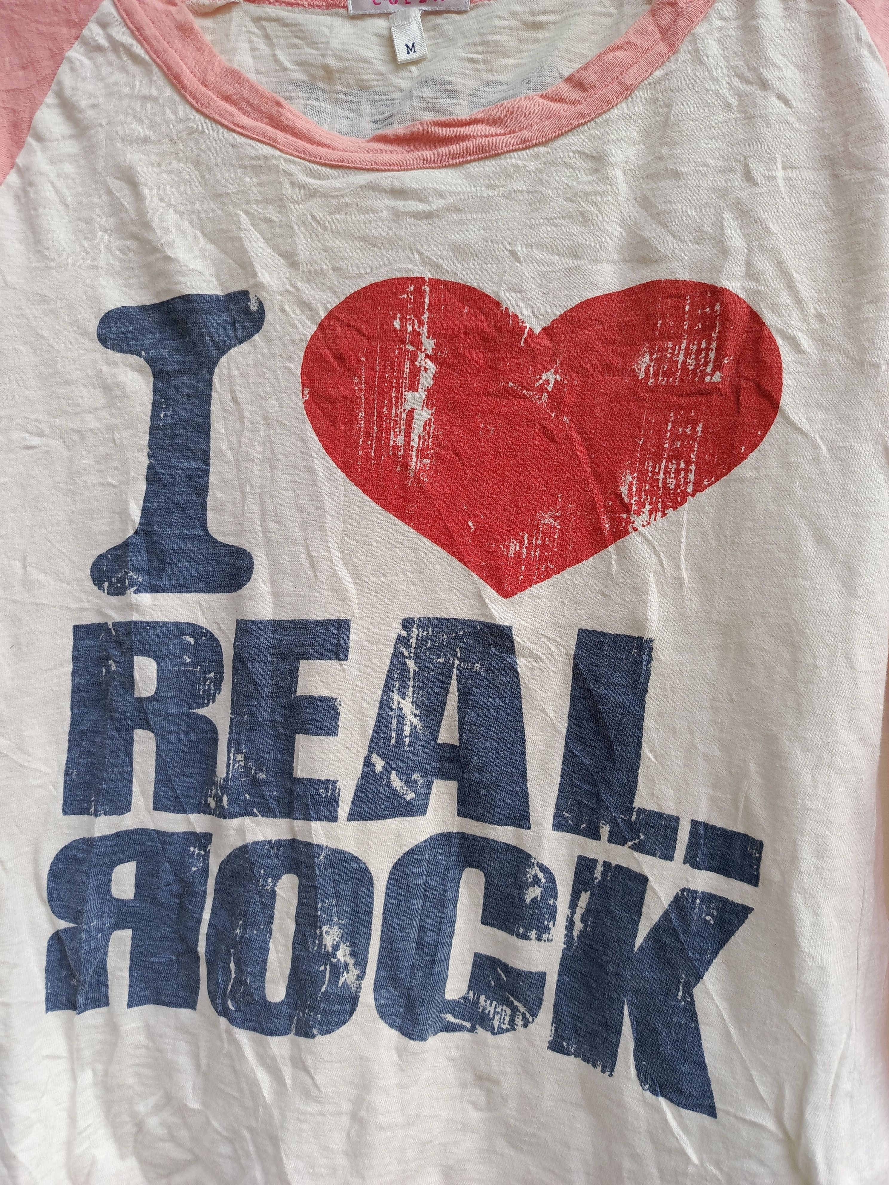 Japanese Brand Colza i love real rock long sleeve tshirt Size M / US 6-8 / IT 42-44 - 3 Thumbnail