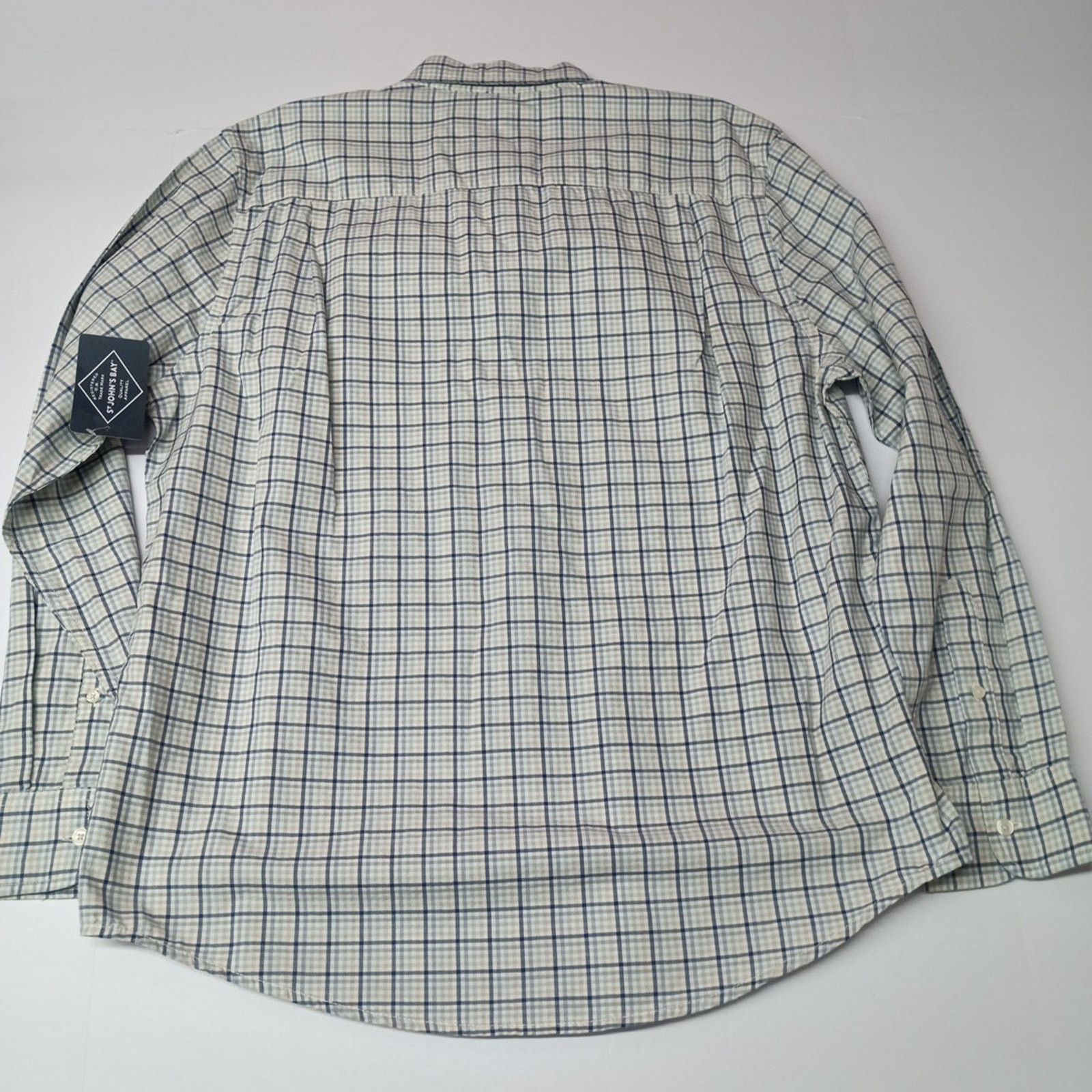 St. Johns Bay St John’s Bay Shirt Men's Size L Multi White Grid Check Size US L / EU 52-54 / 3 - 7 Thumbnail