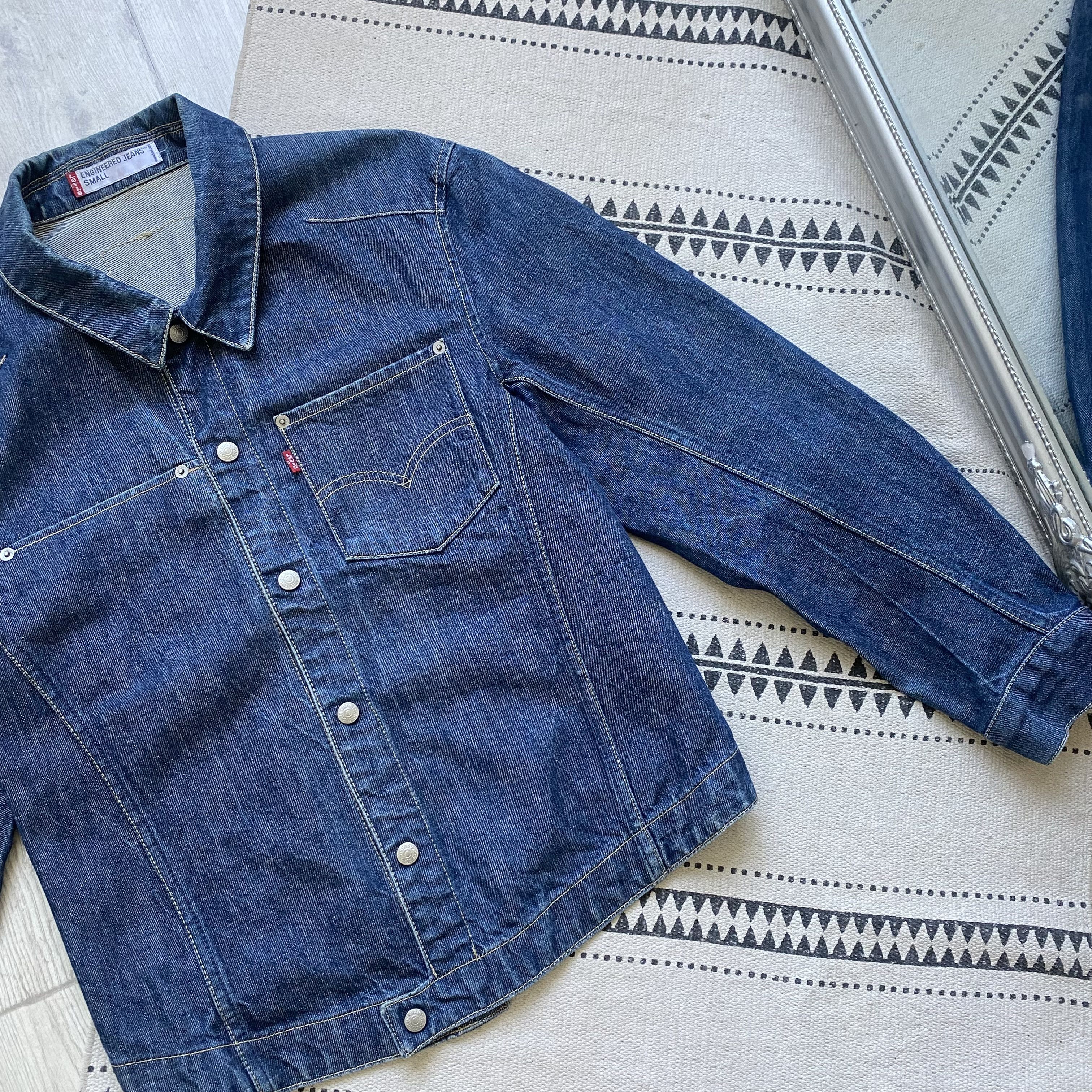Levi's Vintage Clothing Vintage Engineered Levis denim jacket Y2K Size US S / EU 44-46 / 1 - 5 Thumbnail