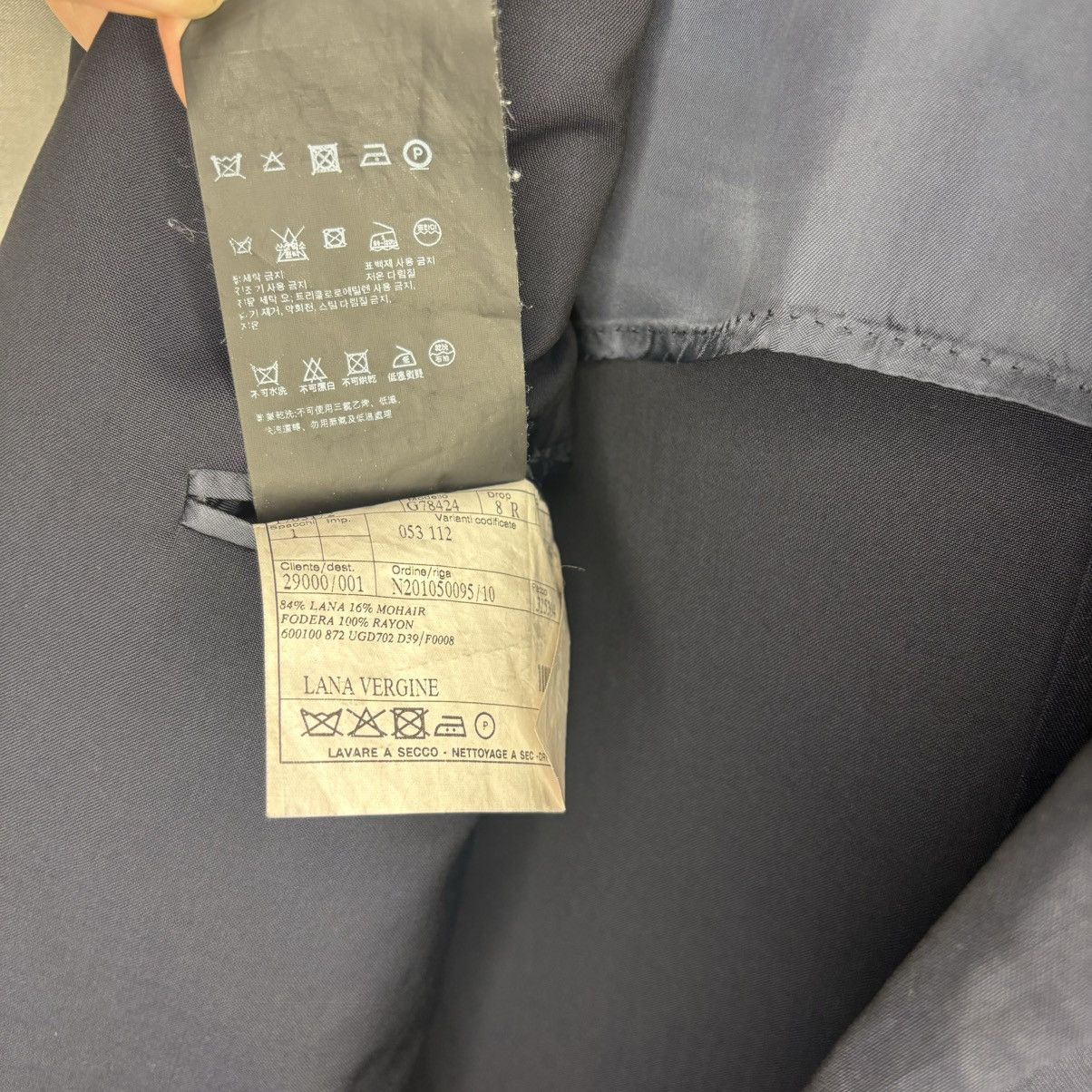 Prada navy woolen mohair Prada jacket with gold colored buttons Size 48R - 8 Thumbnail