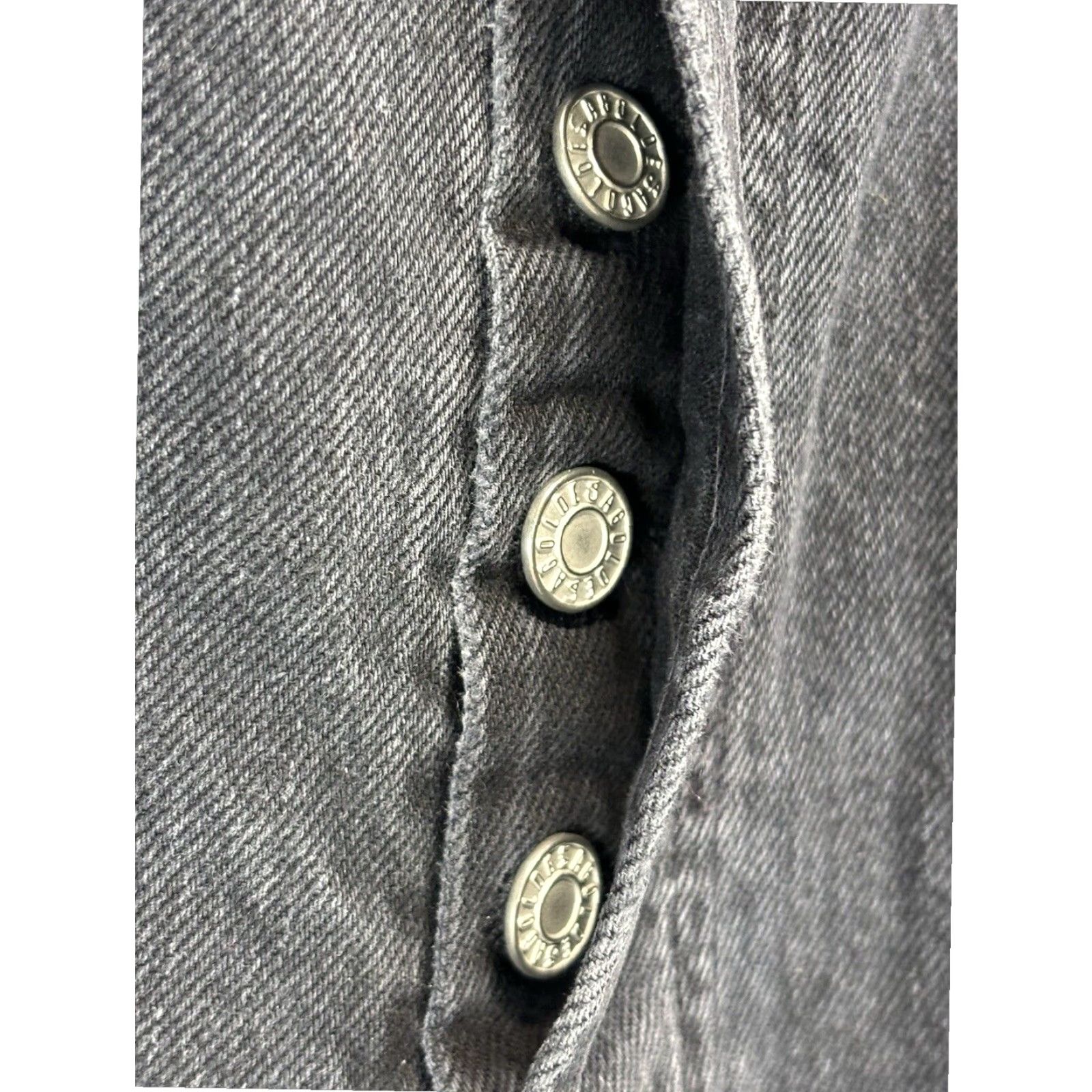 Agolde 90s AGOLDE High Waist Black Straight Stretch Denim Jeans Womens 27 Size 27" / US 4 / IT 40 - 3 Thumbnail