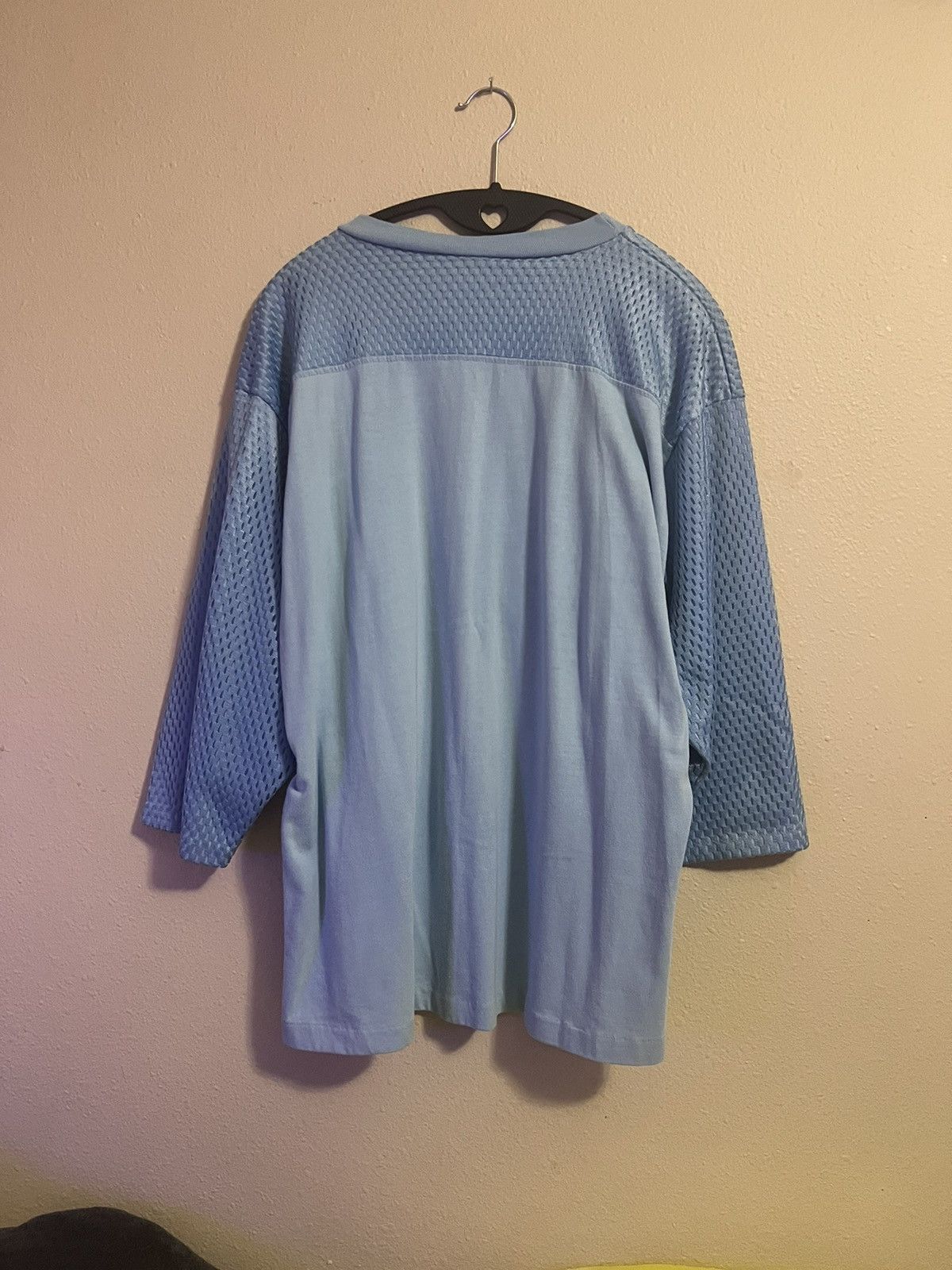 NFL Rare Vintage 1990s Houston Oilers mesh velvet jersey texas Size US L / EU 52-54 / 3 - 4 Thumbnail