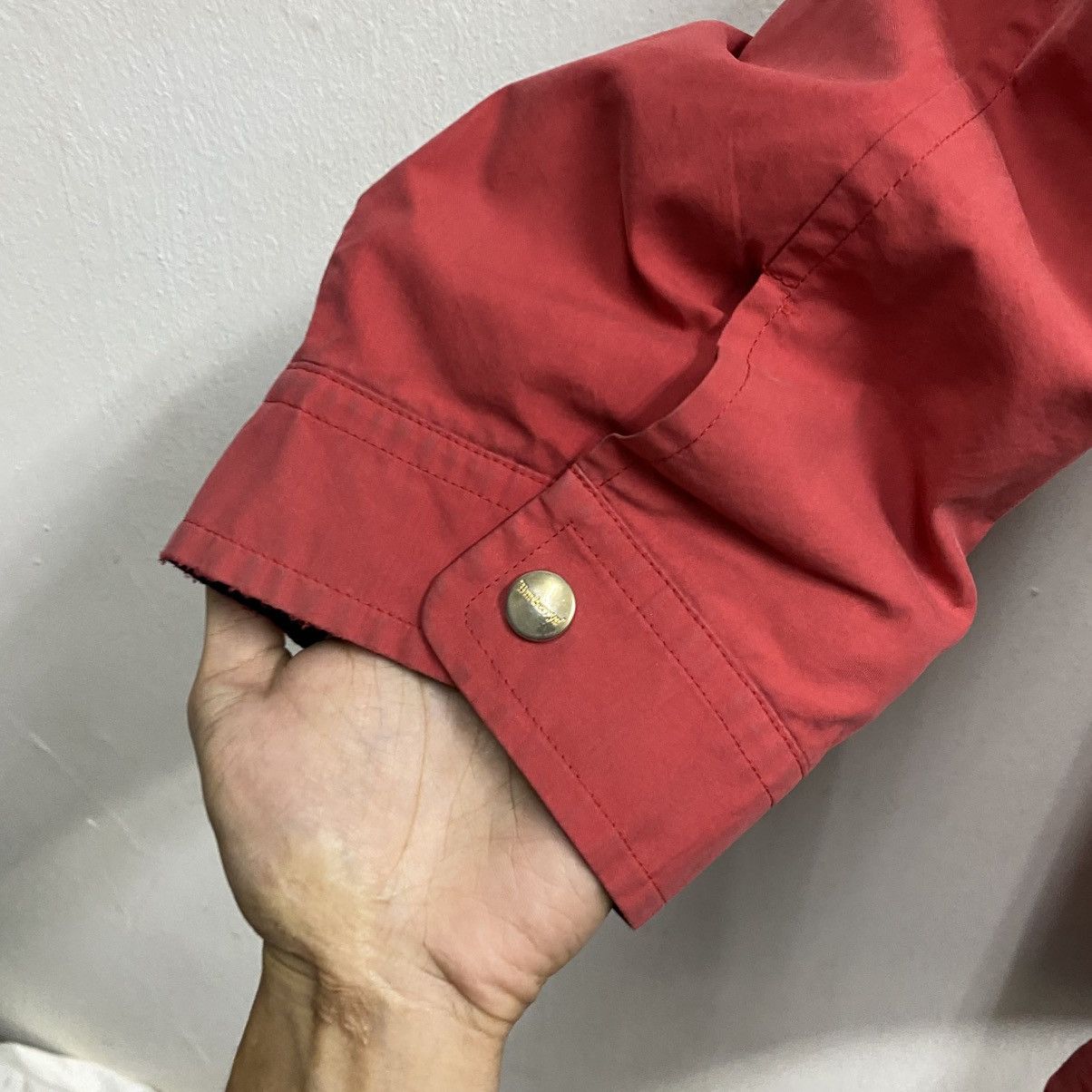 Burberry Rare Vintage Burberrys Prorsum Red Parka Jacket Hooded Size US L / EU 52-54 / 3 - 6 Thumbnail