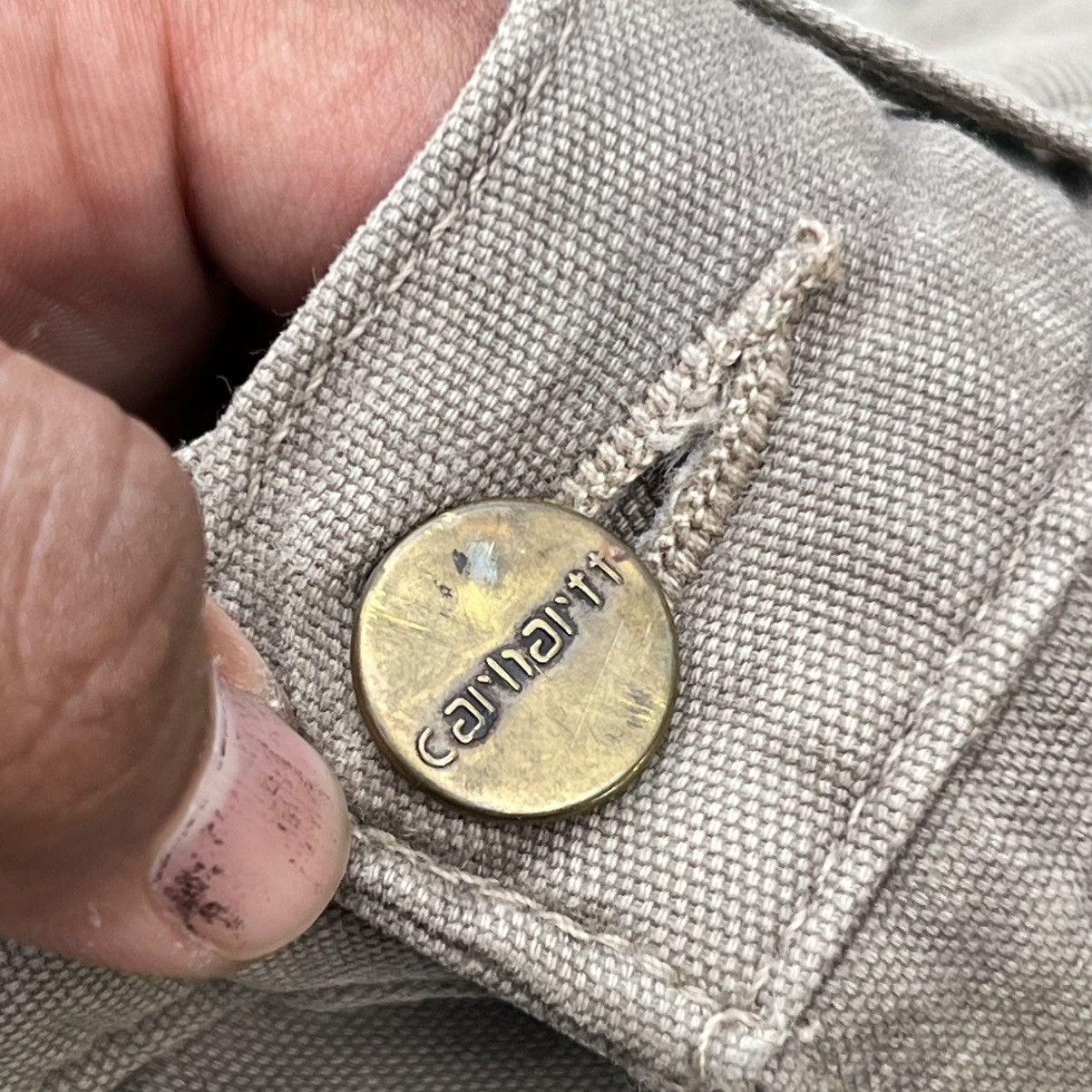 Carhartt “CARHARTT” HEAVY DISTRESS CUSTOM DOUBLE KNEE PANTS Size US 32 / EU 48 - 9 Thumbnail