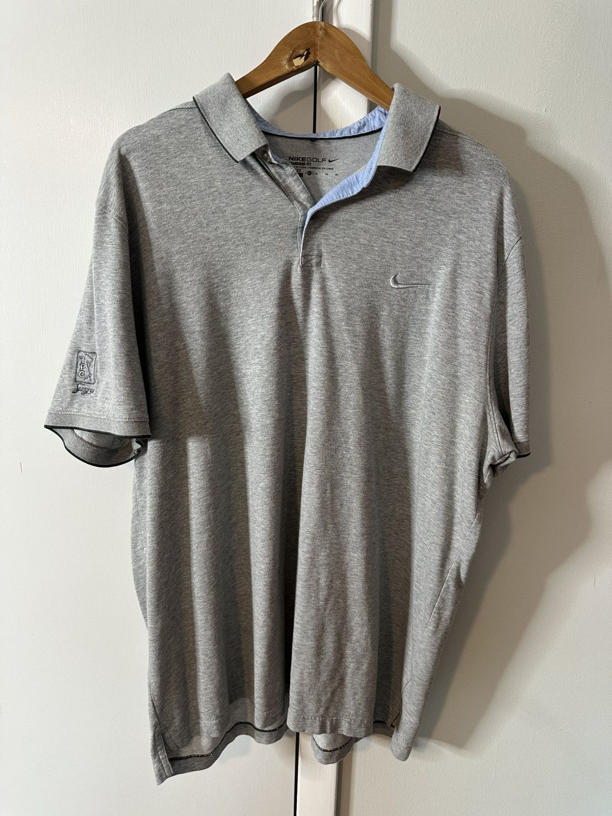 Nike Nike Golf TPC Sawgrass Grey Dri-fit Polo Size XL Size US XL / EU 56 / 4 - 1 Thumbnail