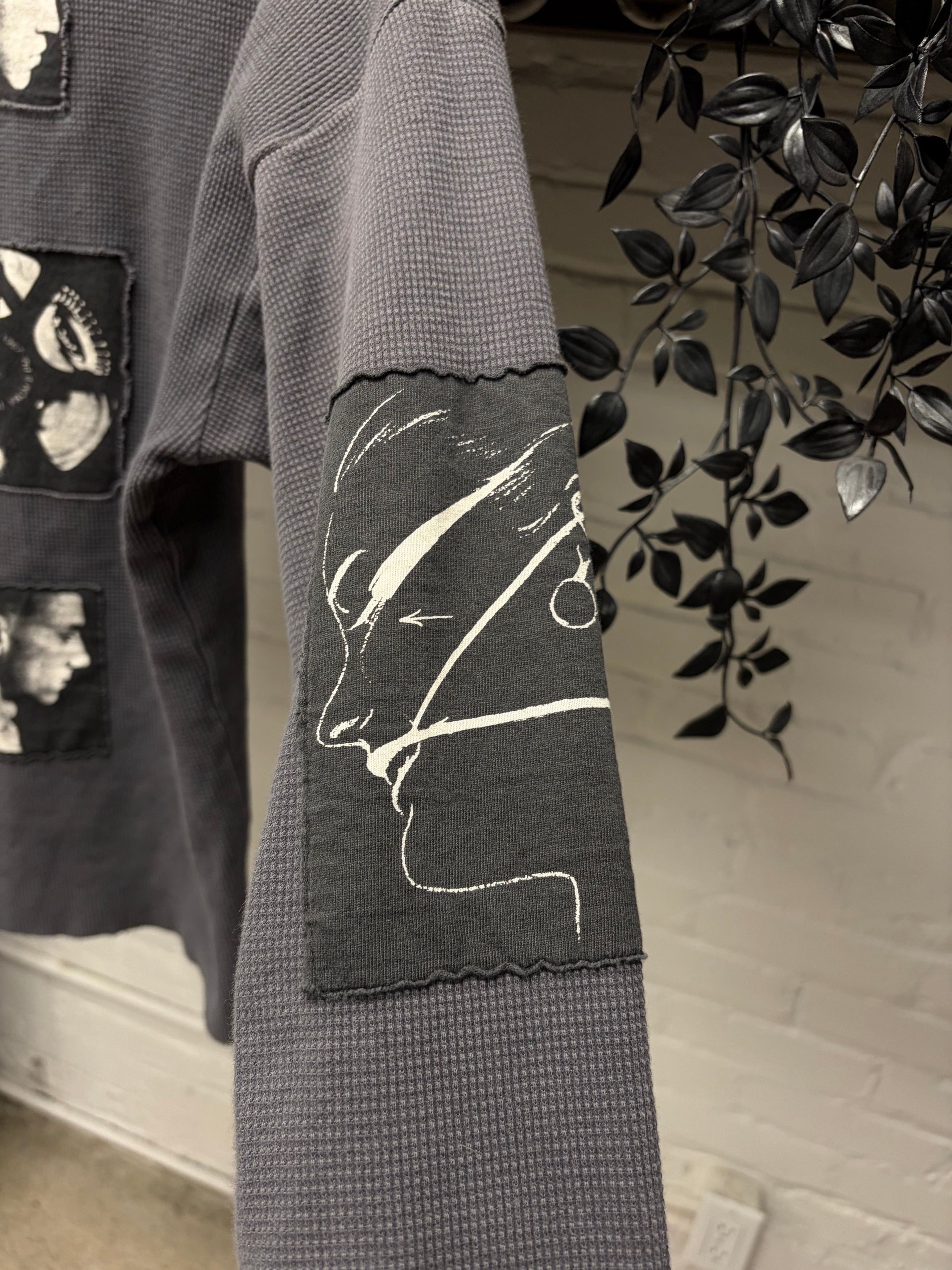 Enfants Riches Deprimes Enfants Riches Deprimes ‘Assemblage’ Patchwork Thermal Long Sleeve Shirt Size US S / EU 44-46 / 1 - 2 Thumbnail