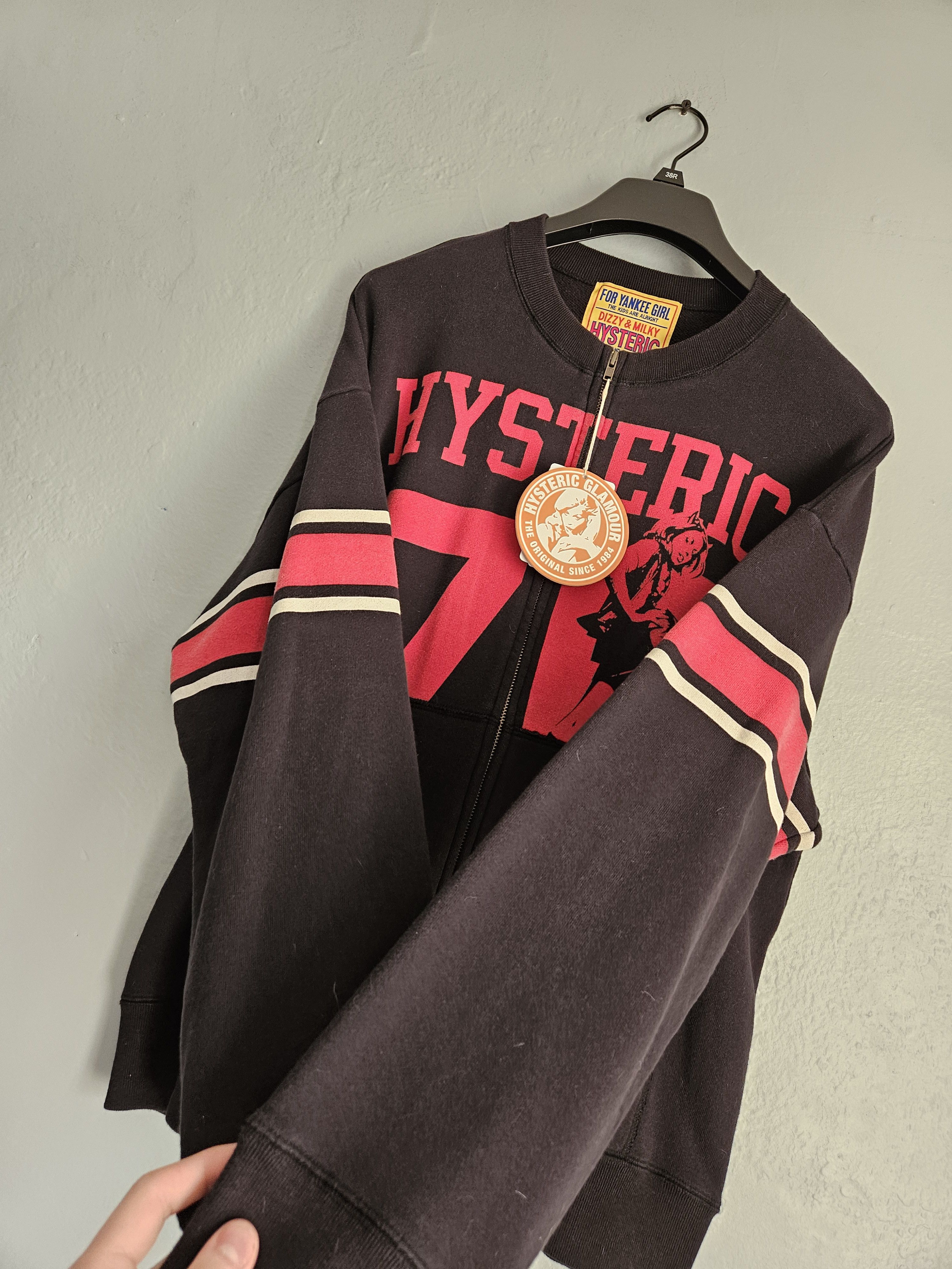 Hysteric Glamour 76 Knit Zip Up Crewneck Sweater Size US L / EU 52-54 / 3 - 3 Thumbnail