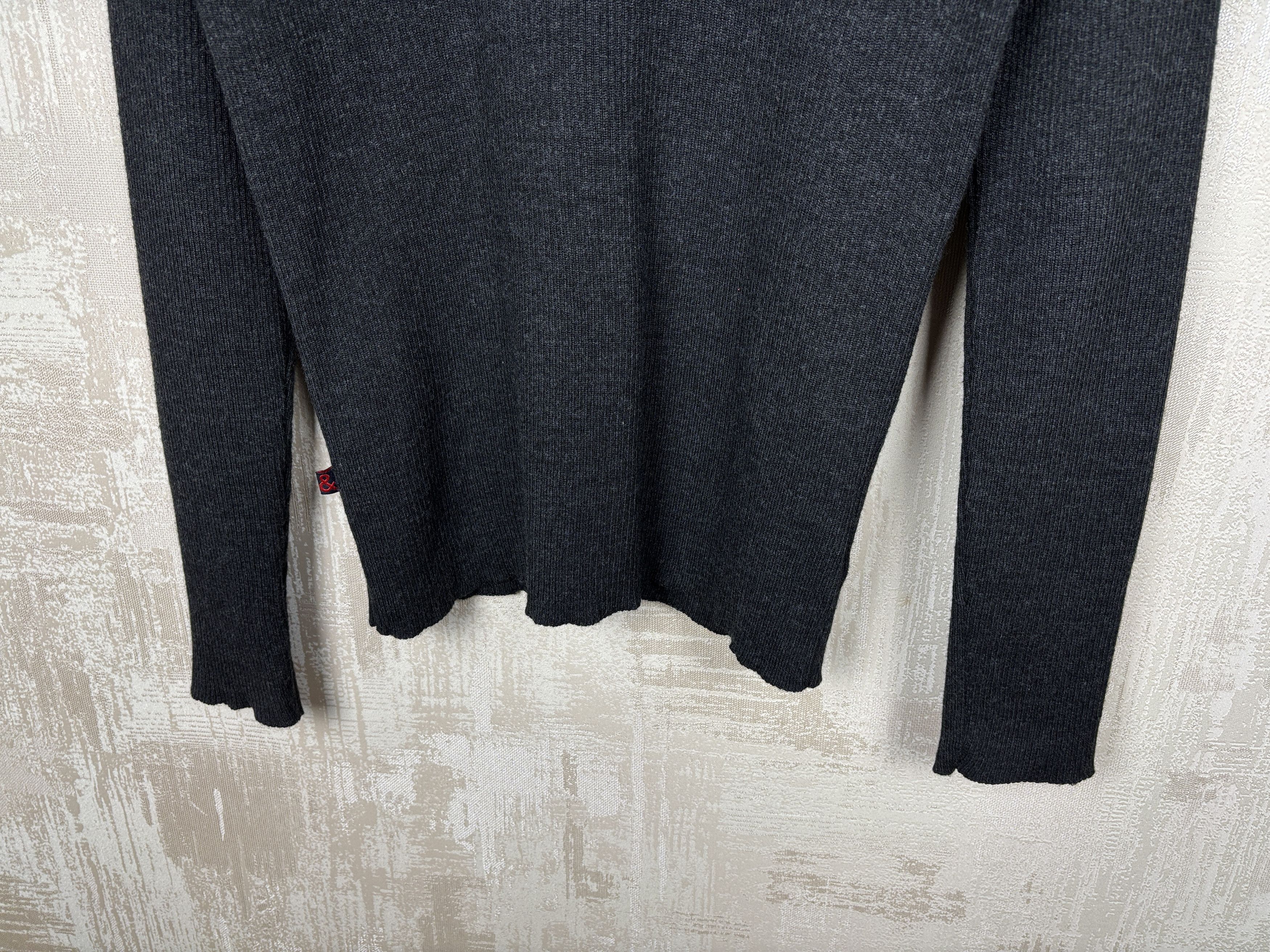Dolce & Gabbana Vintage D&G Dolce & Gabbana Zip Ribbed Sweater Wool Blend Size US M / EU 48-50 / 2 - 19 Thumbnail