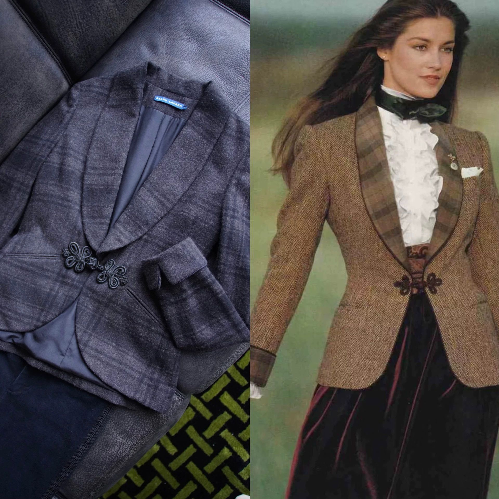Polo Ralph Lauren Ralph Lauren Wool Knot Suit & Pants Set US4/US2 Size S / US 4 / IT 40 - 1 Thumbnail
