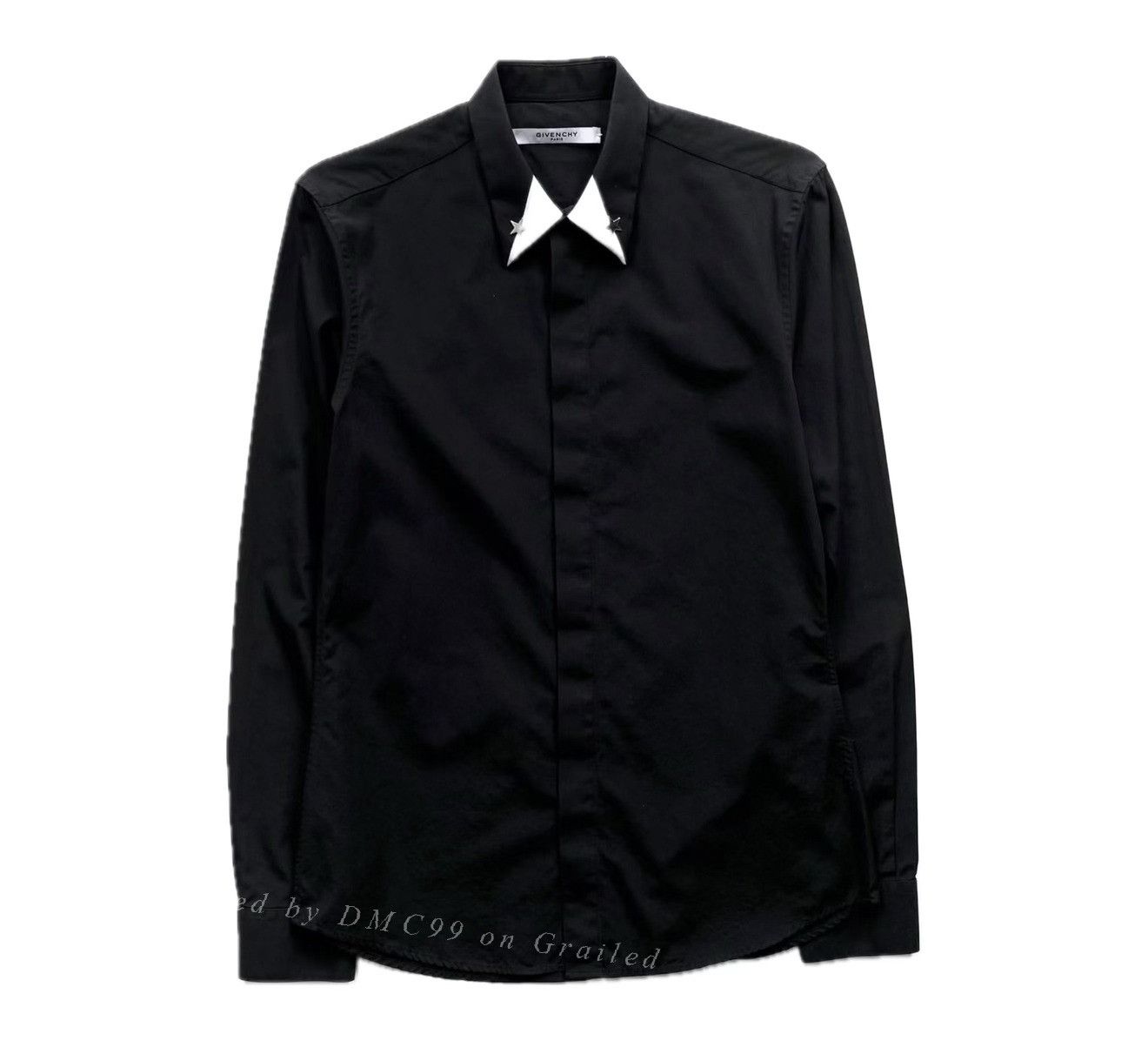 Vintage Vintage Givenchy SS16 Black Star Shirt Size US M / EU 48-50 / 2 - 1 Thumbnail