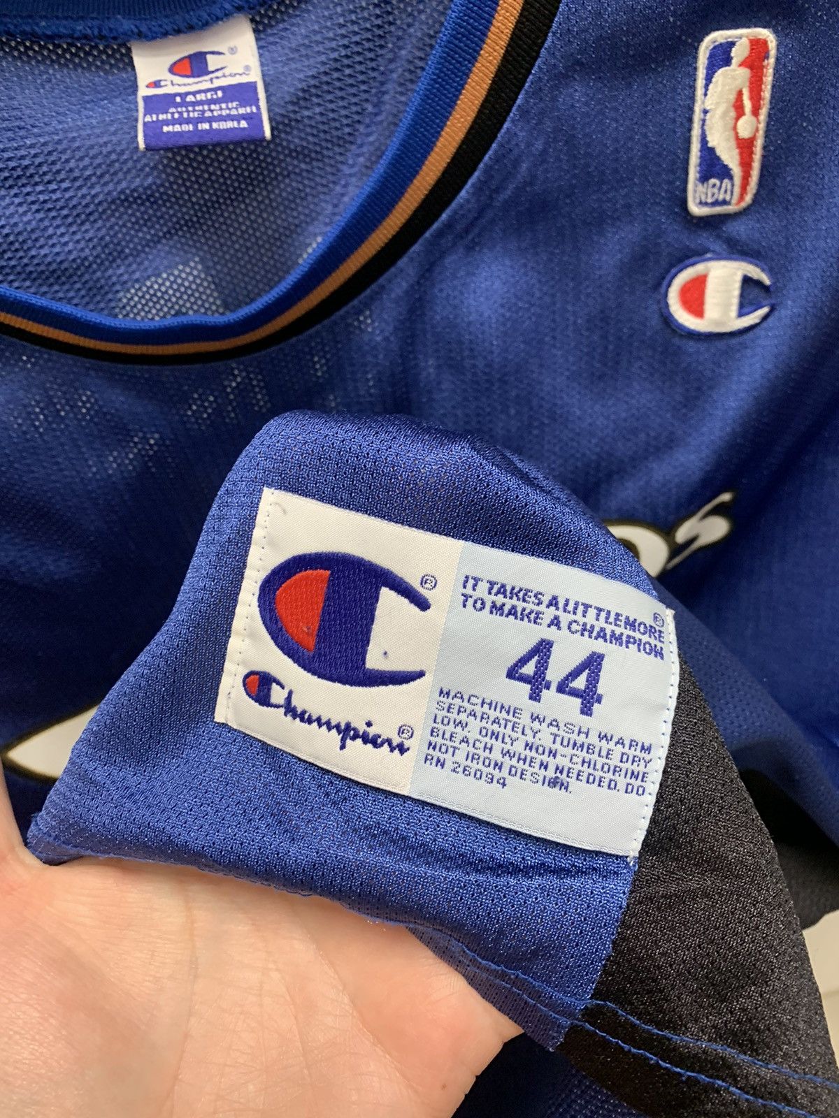 Champion Washington Wizards vintage nba champion Jordan 23 jersey Xl Size US XL / EU 56 / 4 - 5 Thumbnail