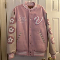 Vandy The Pink Varsity Jacket - Black/Cream