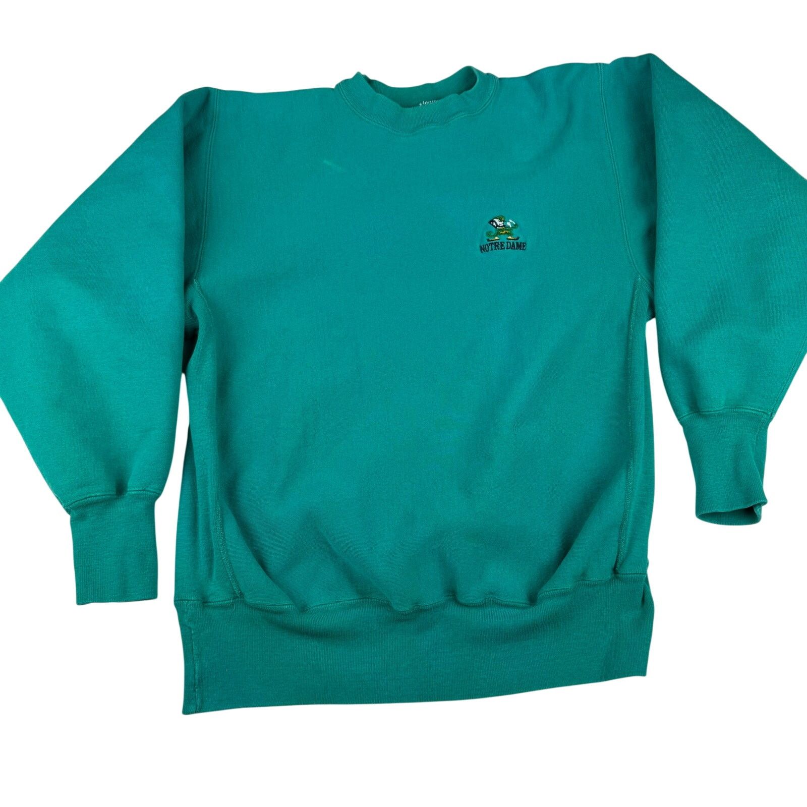 Vintage 90s Notre Dame Champion Reverse Weave Sweatshirt XL